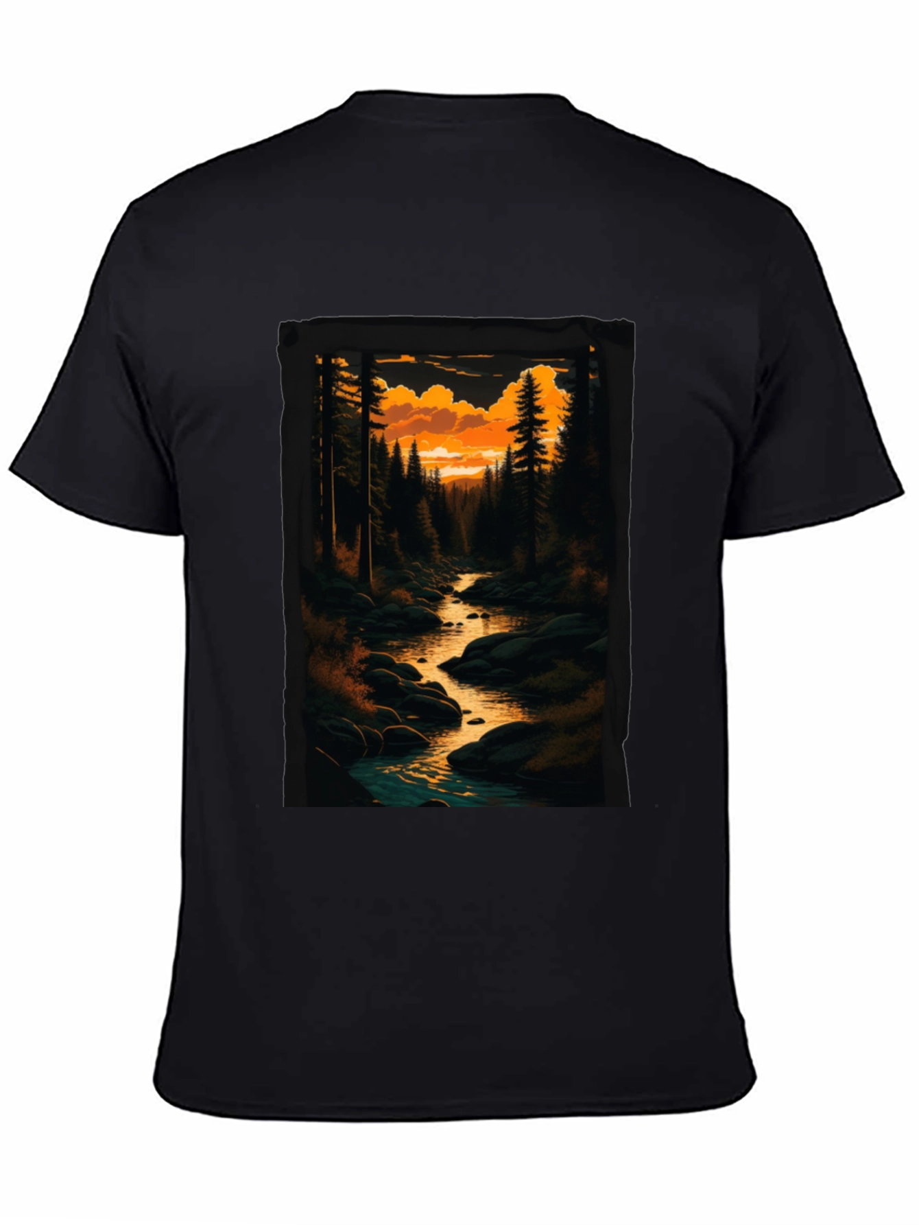 Forest Stream Graphic Tee