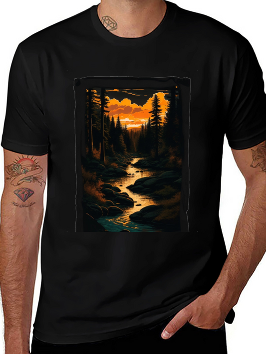 Forest Stream Graphic Tee