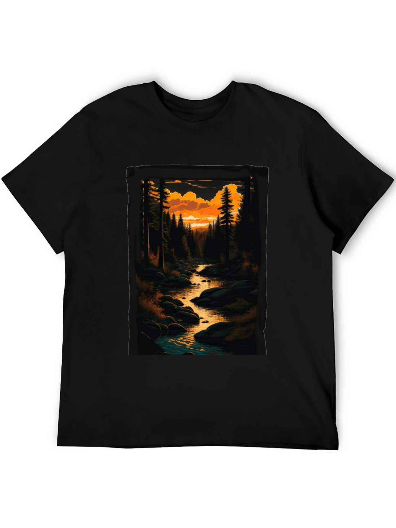 Forest Stream Graphic Tee