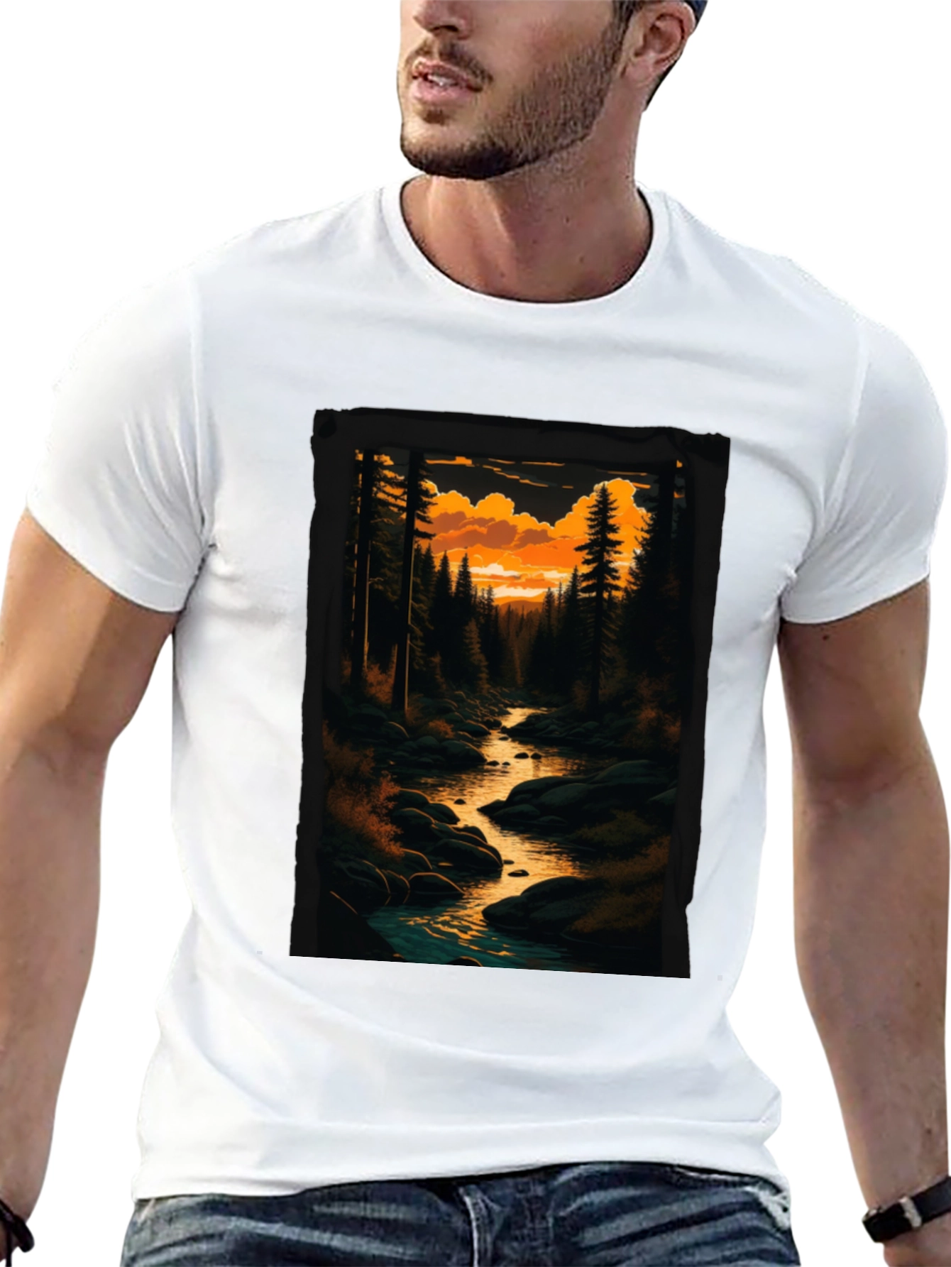 Forest Stream Graphic Tee
