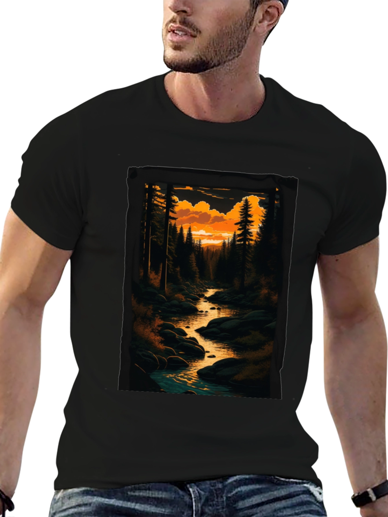 Forest Stream Graphic Tee