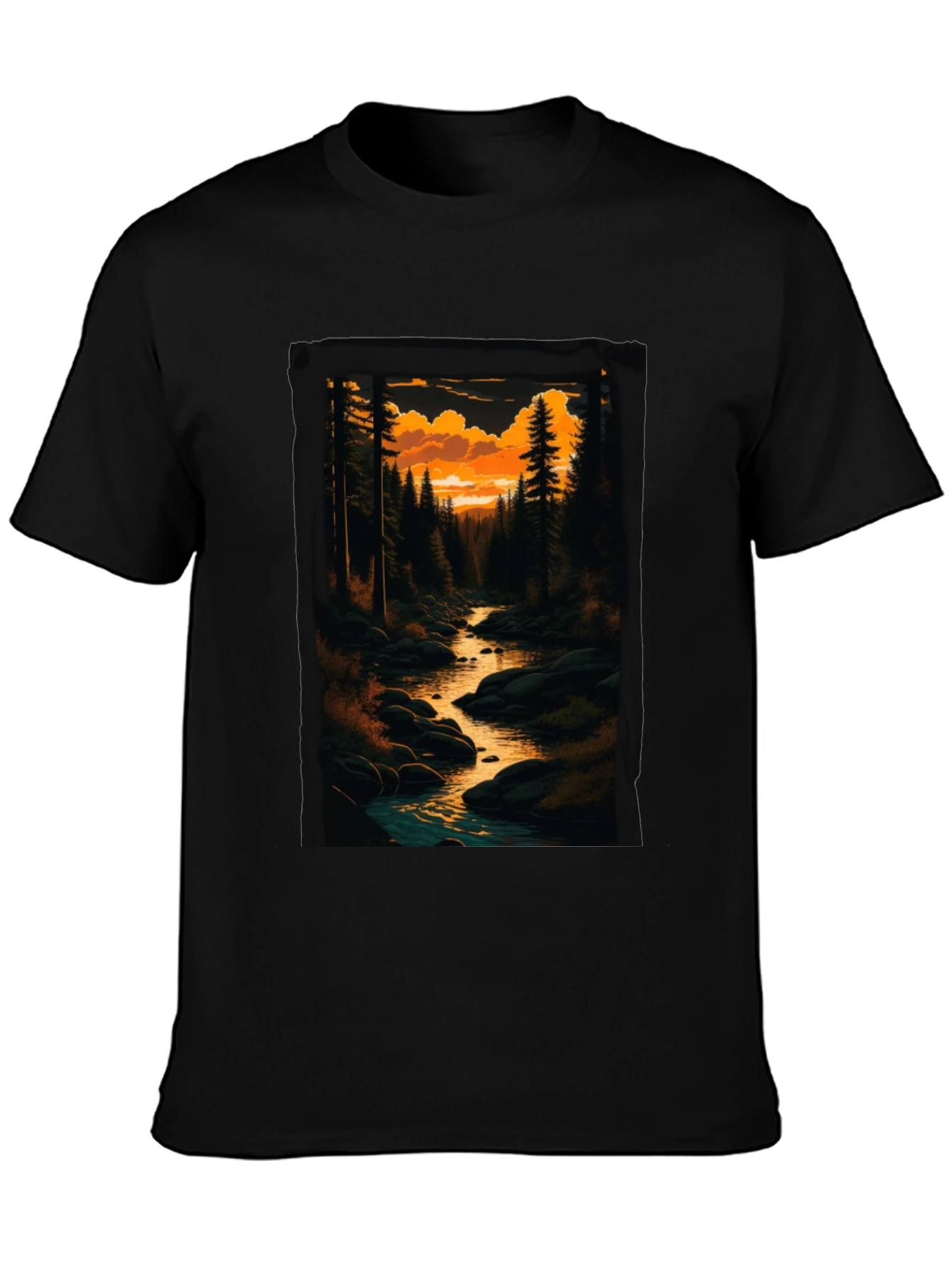 Forest Stream Graphic Tee