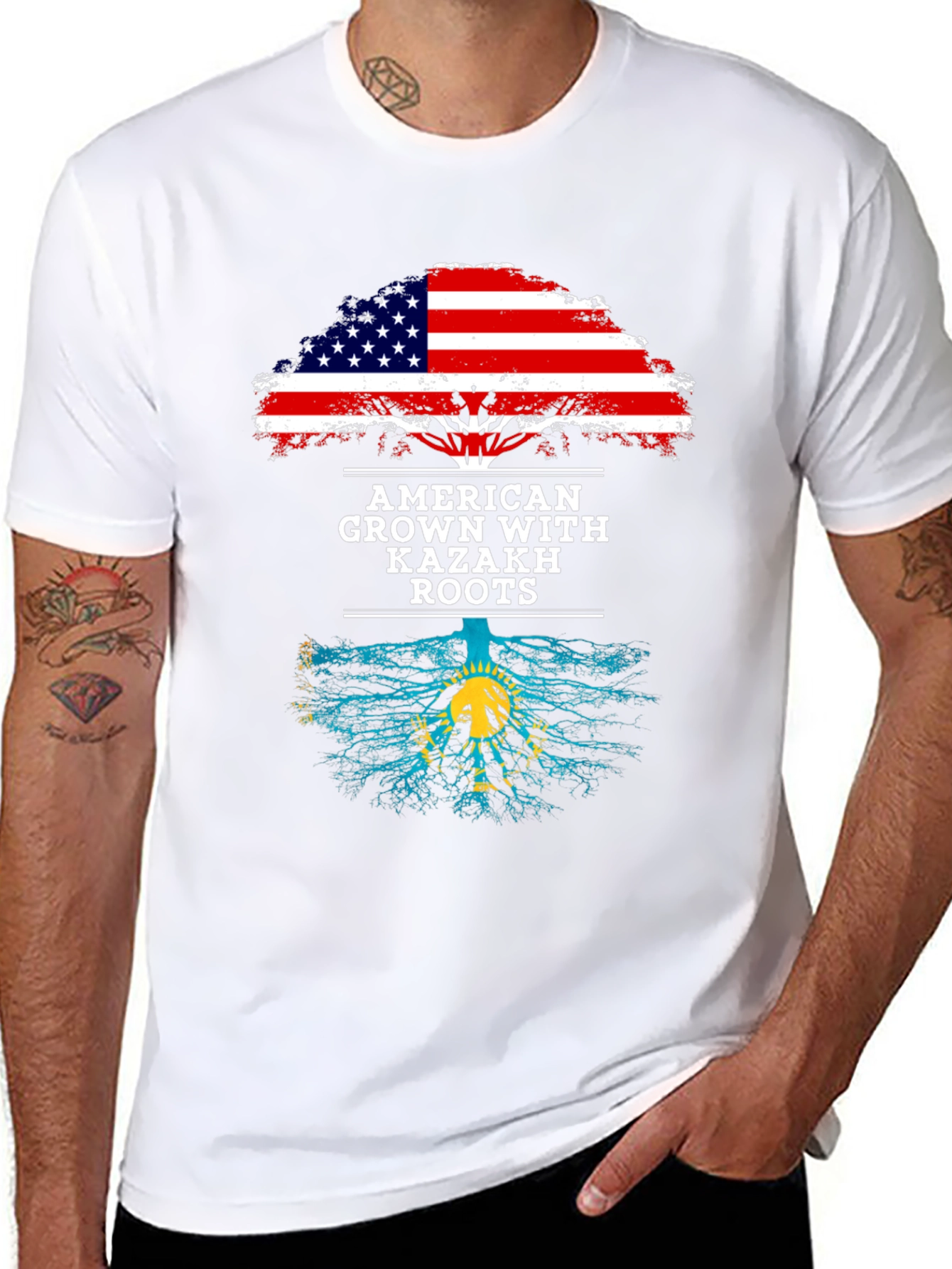 American Grown with Kazakh Roots T-Shirt