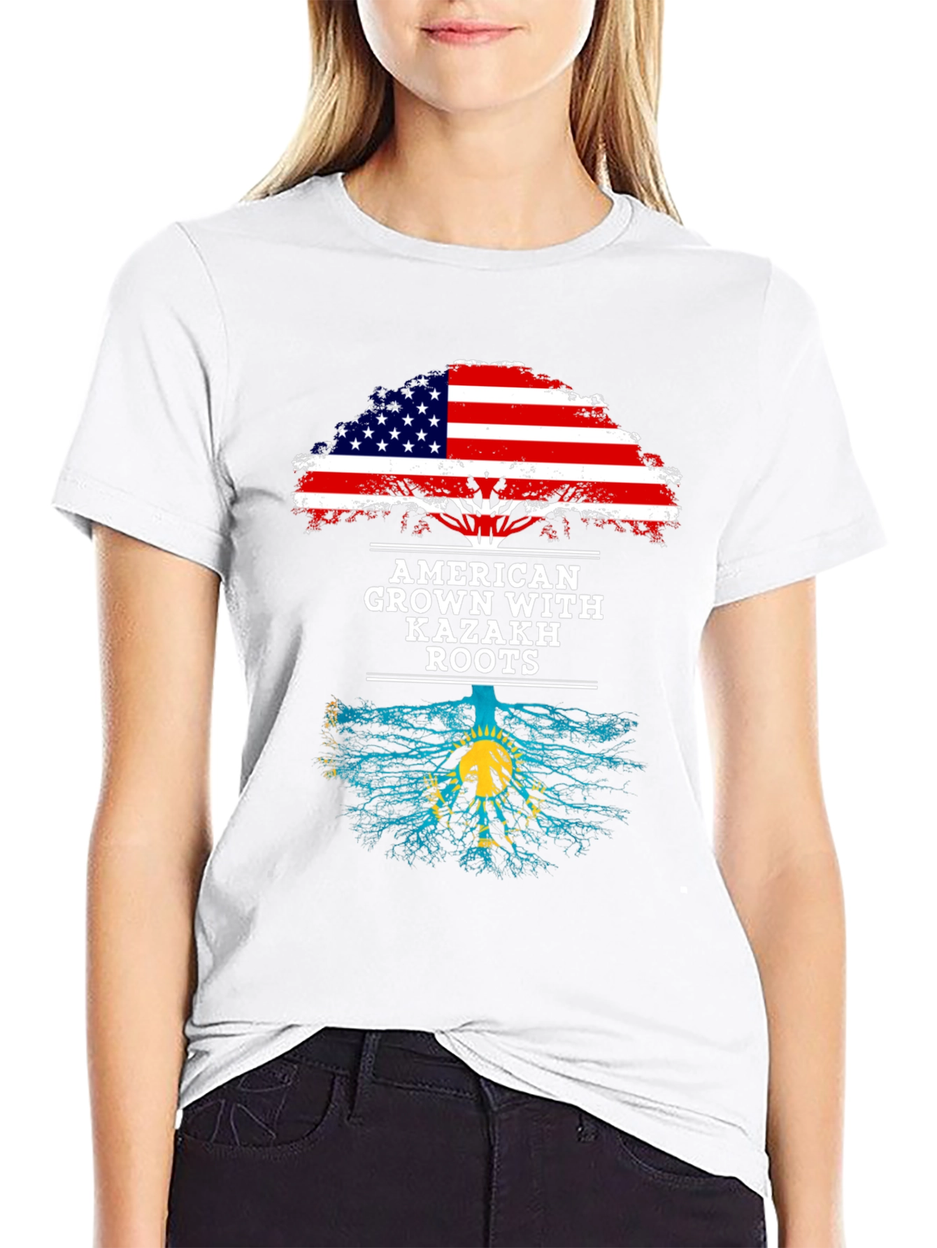American Grown with Kazakh Roots T-Shirt