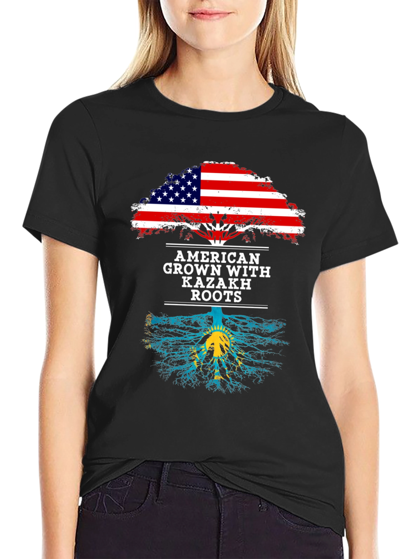 American Grown with Kazakh Roots T-Shirt