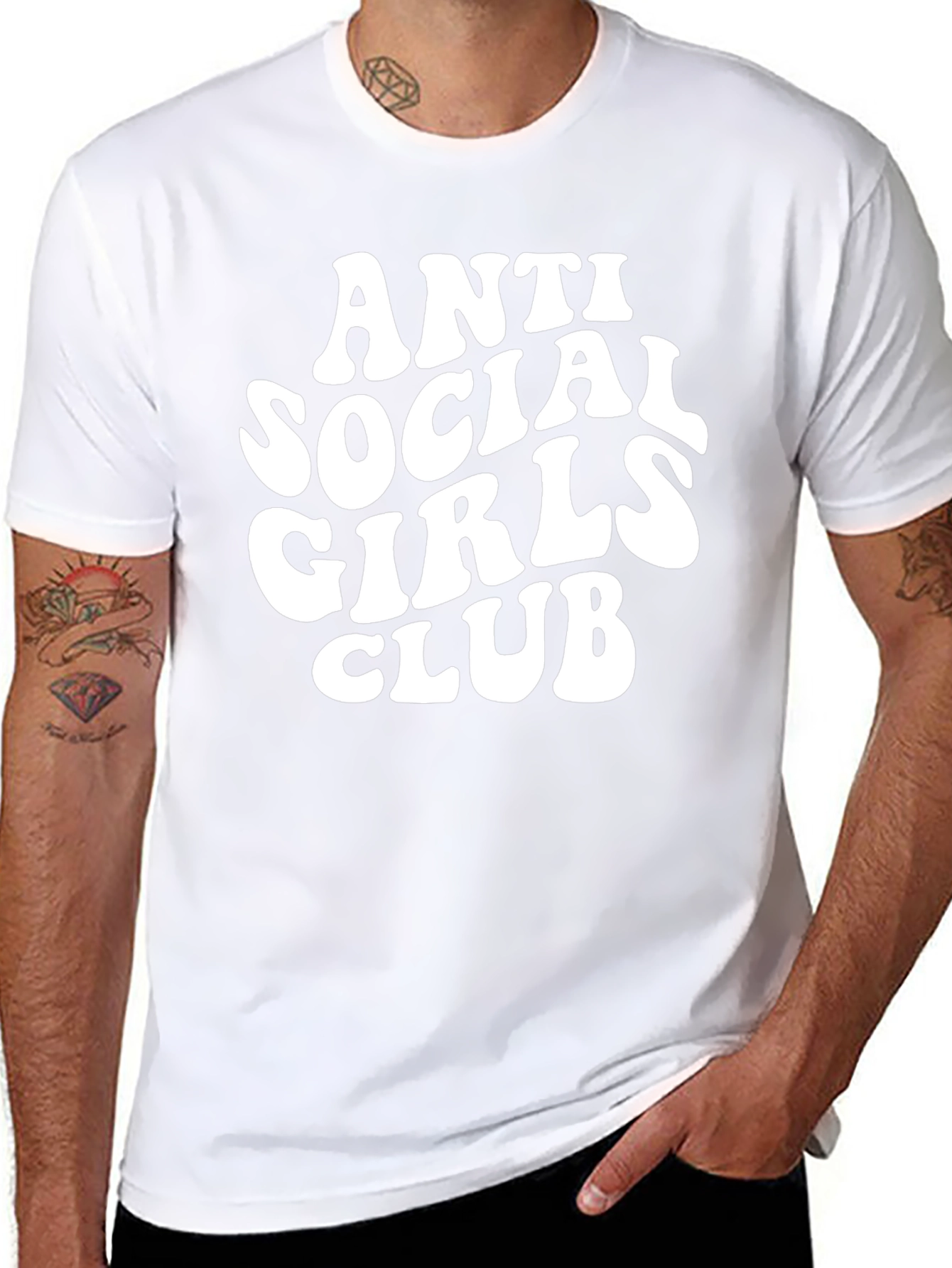 Anti Social Girls Club T-Shirt - Trendy Graphic Tee