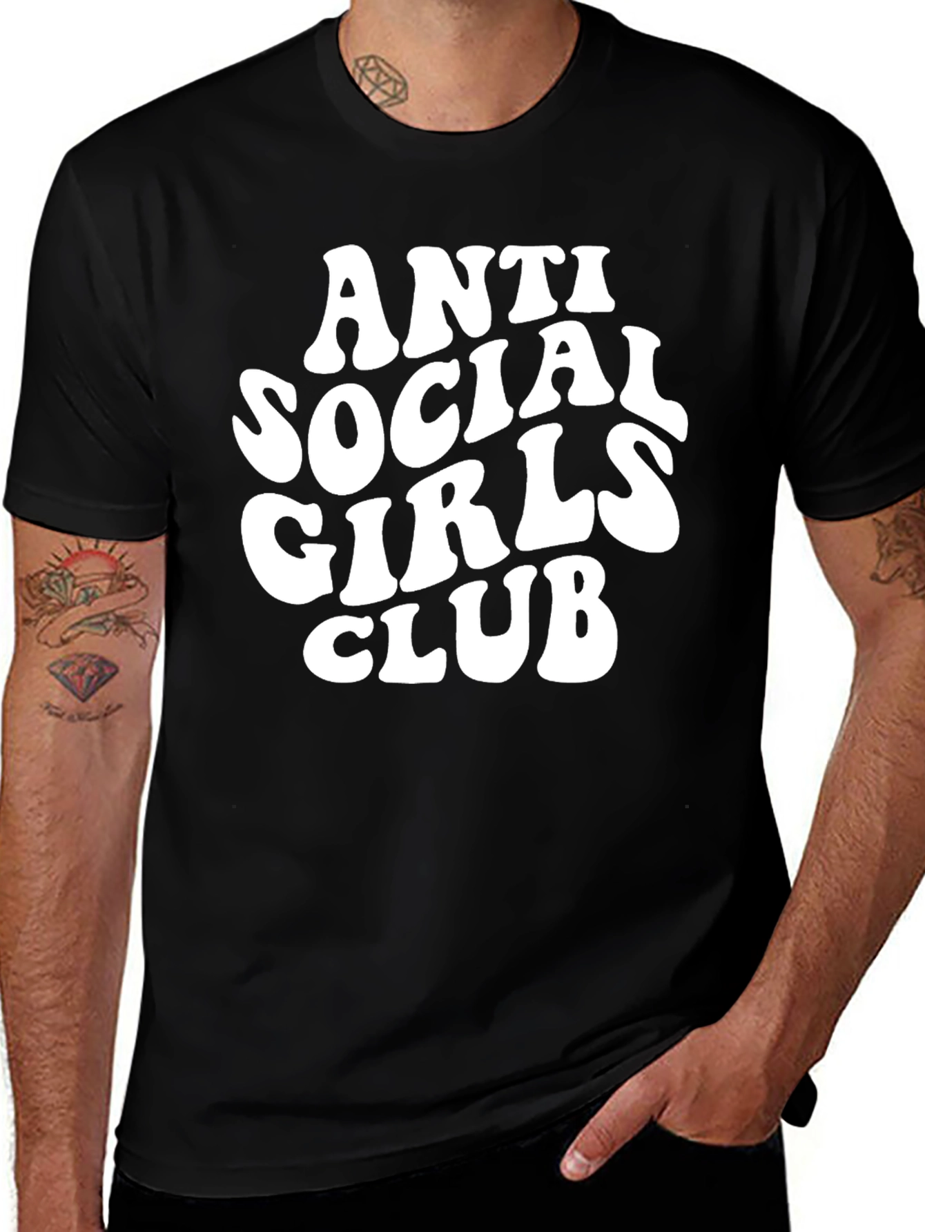Anti Social Girls Club T-Shirt - Trendy Graphic Tee