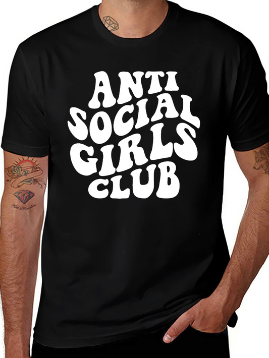 Anti Social Girls Club T-Shirt - Trendy Graphic Tee