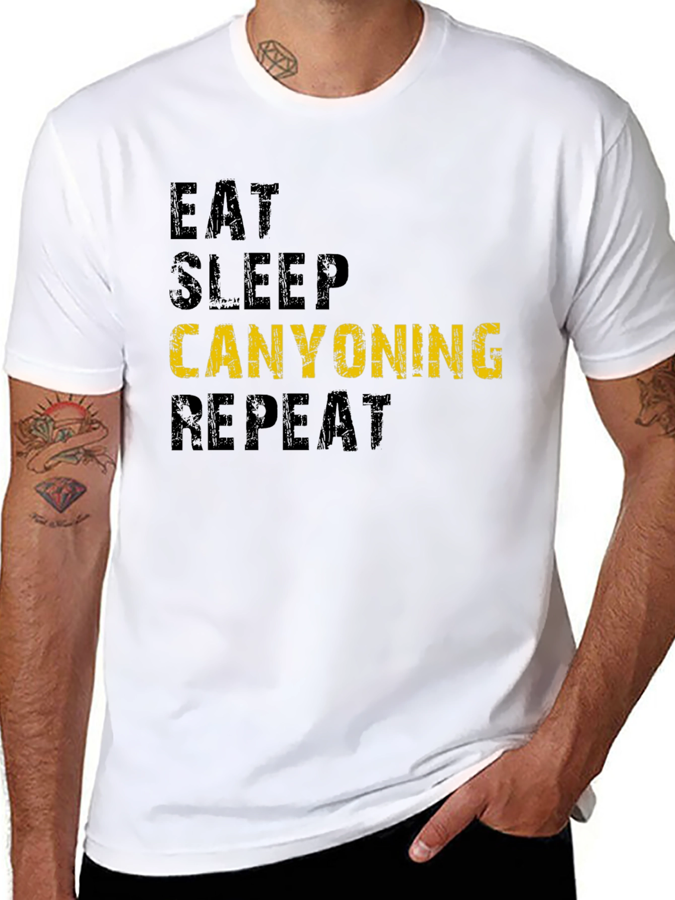 Eat Sleep Canyoning Repeat T-Shirt