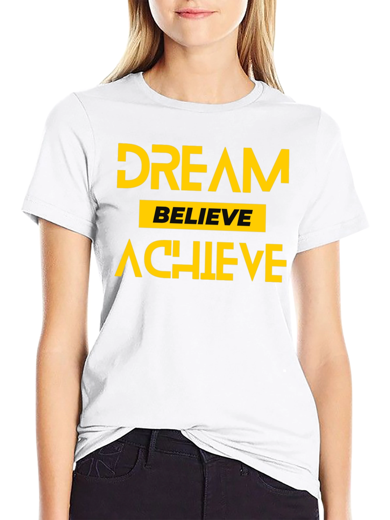 Dream Believe Achieve Graphic T-Shirt