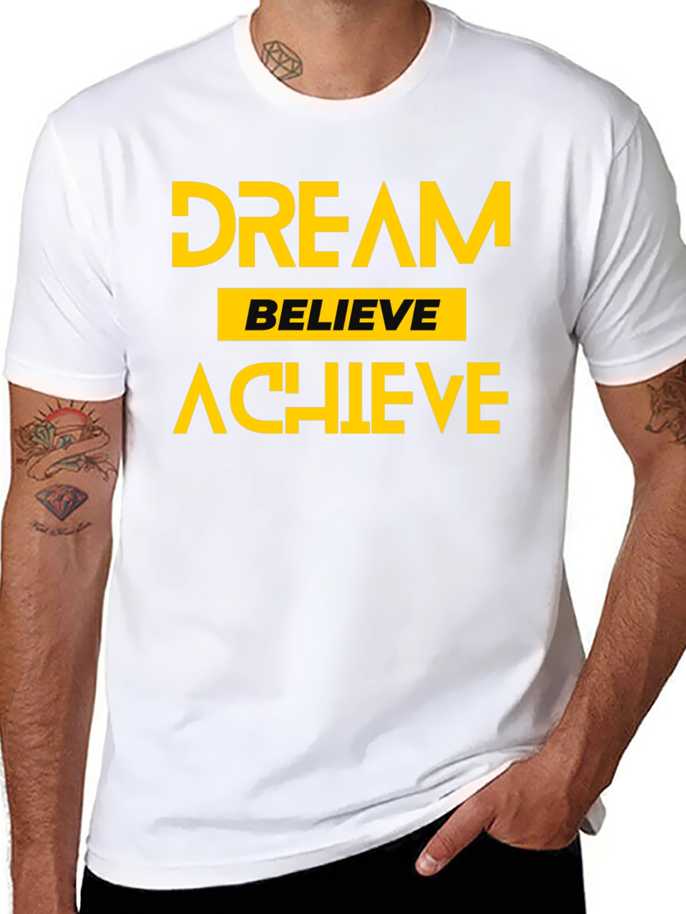 Dream Believe Achieve Graphic T-Shirt