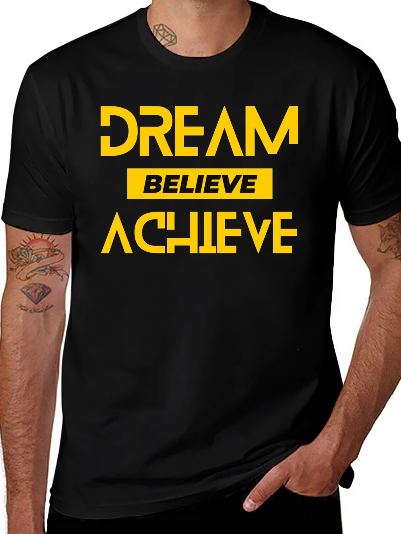Dream Believe Achieve Graphic T-Shirt