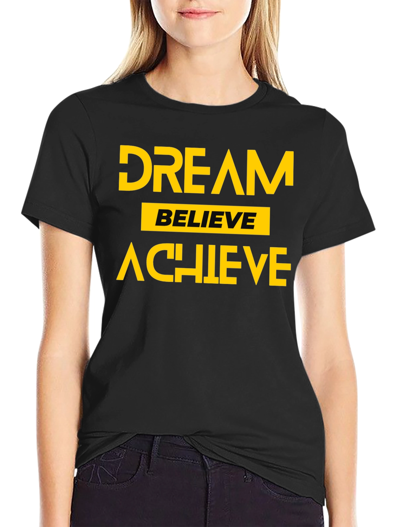 Dream Believe Achieve Graphic T-Shirt