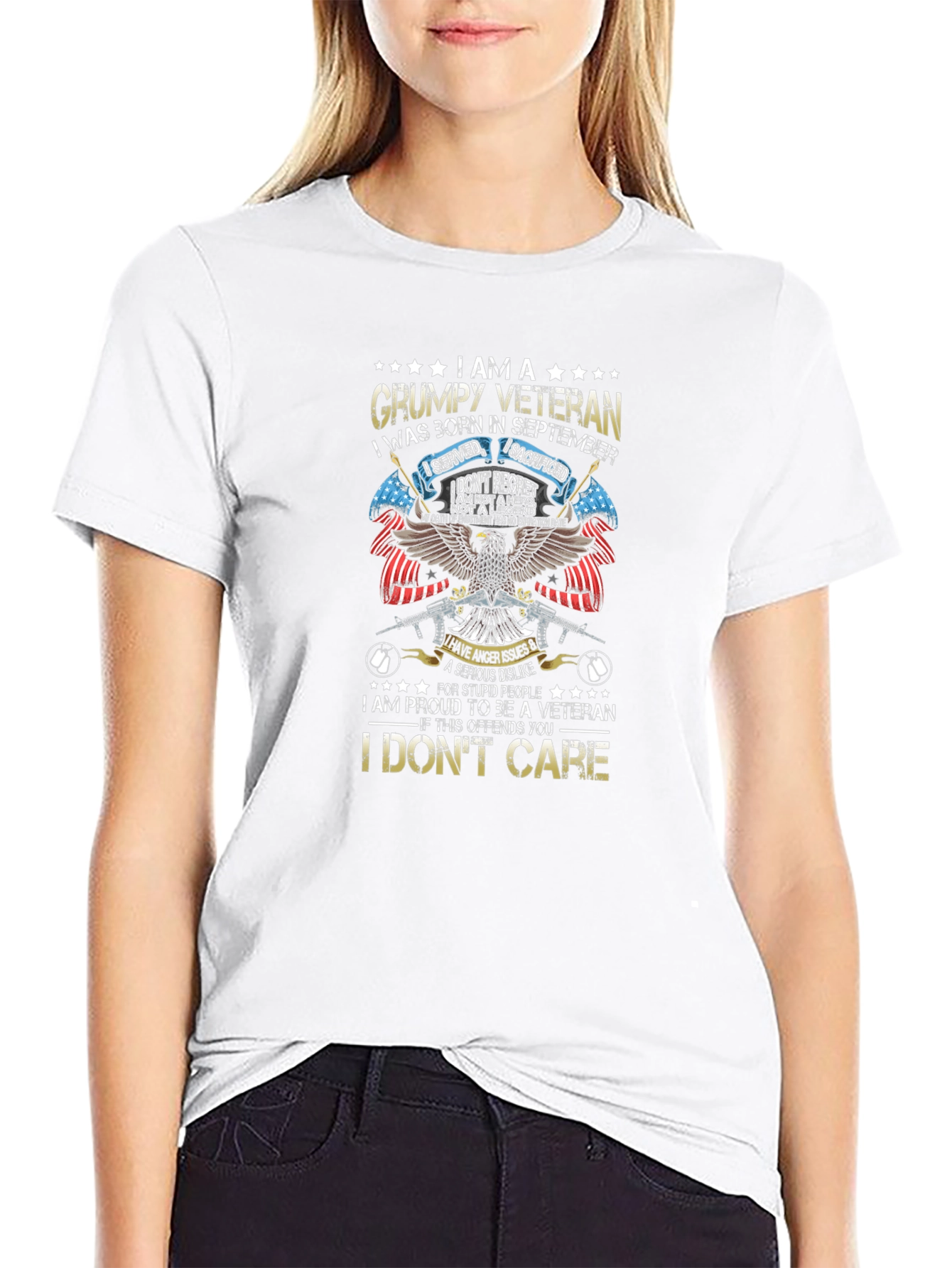 Grumpy Veteran T-Shirt - Born in September