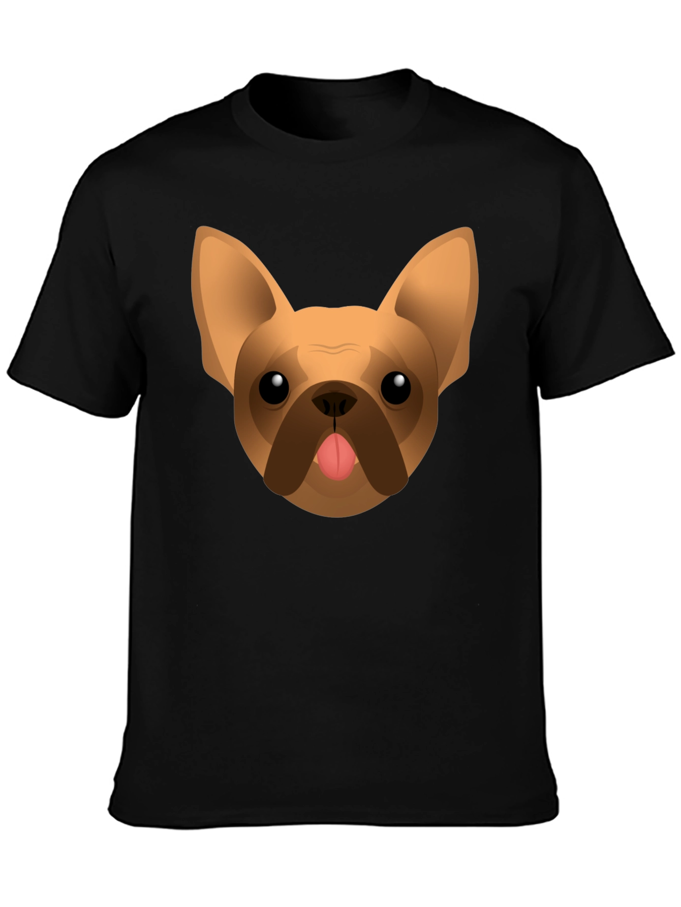 Dog Graphic Black T-Shirt