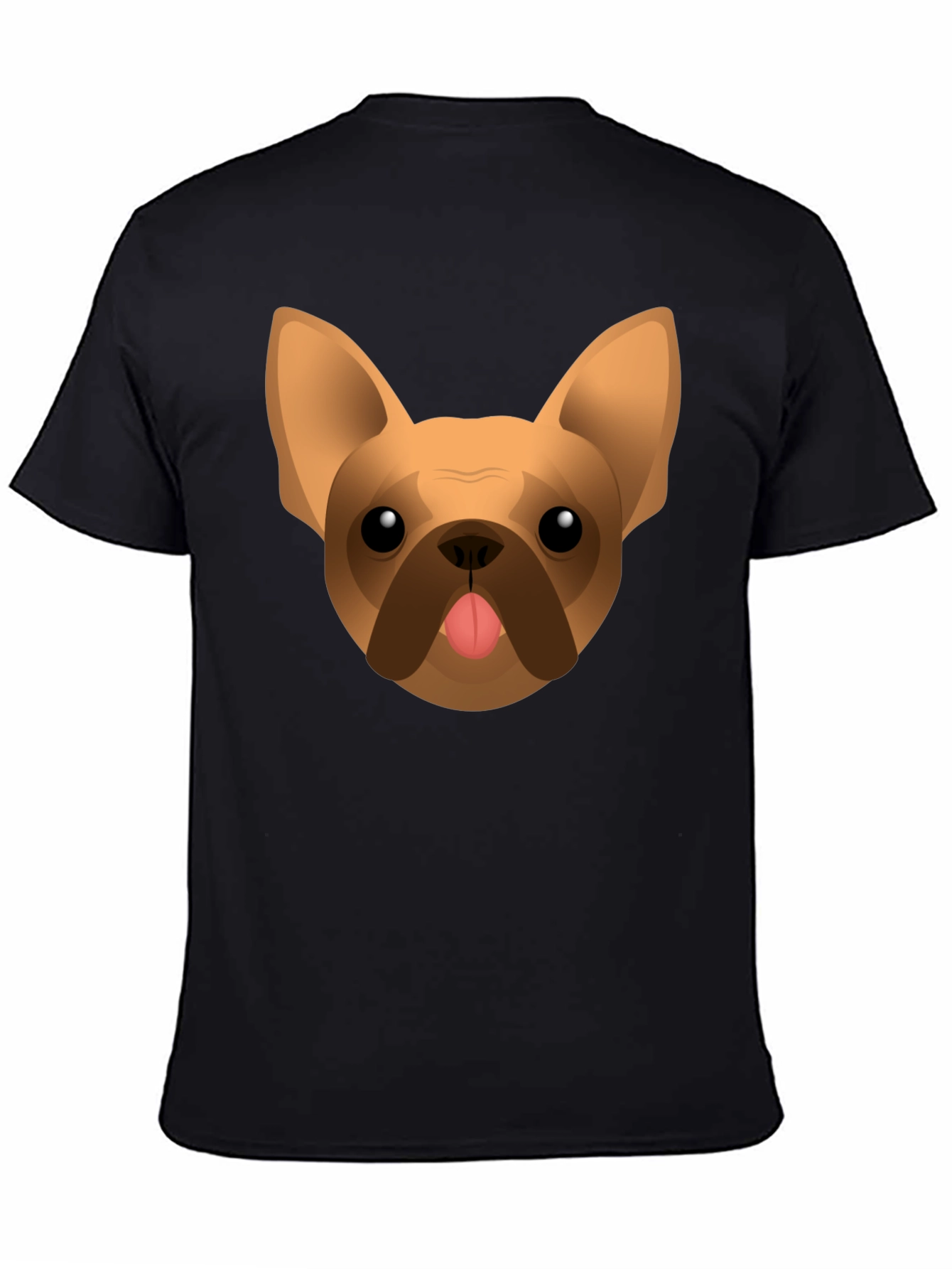 Dog Graphic Black T-Shirt