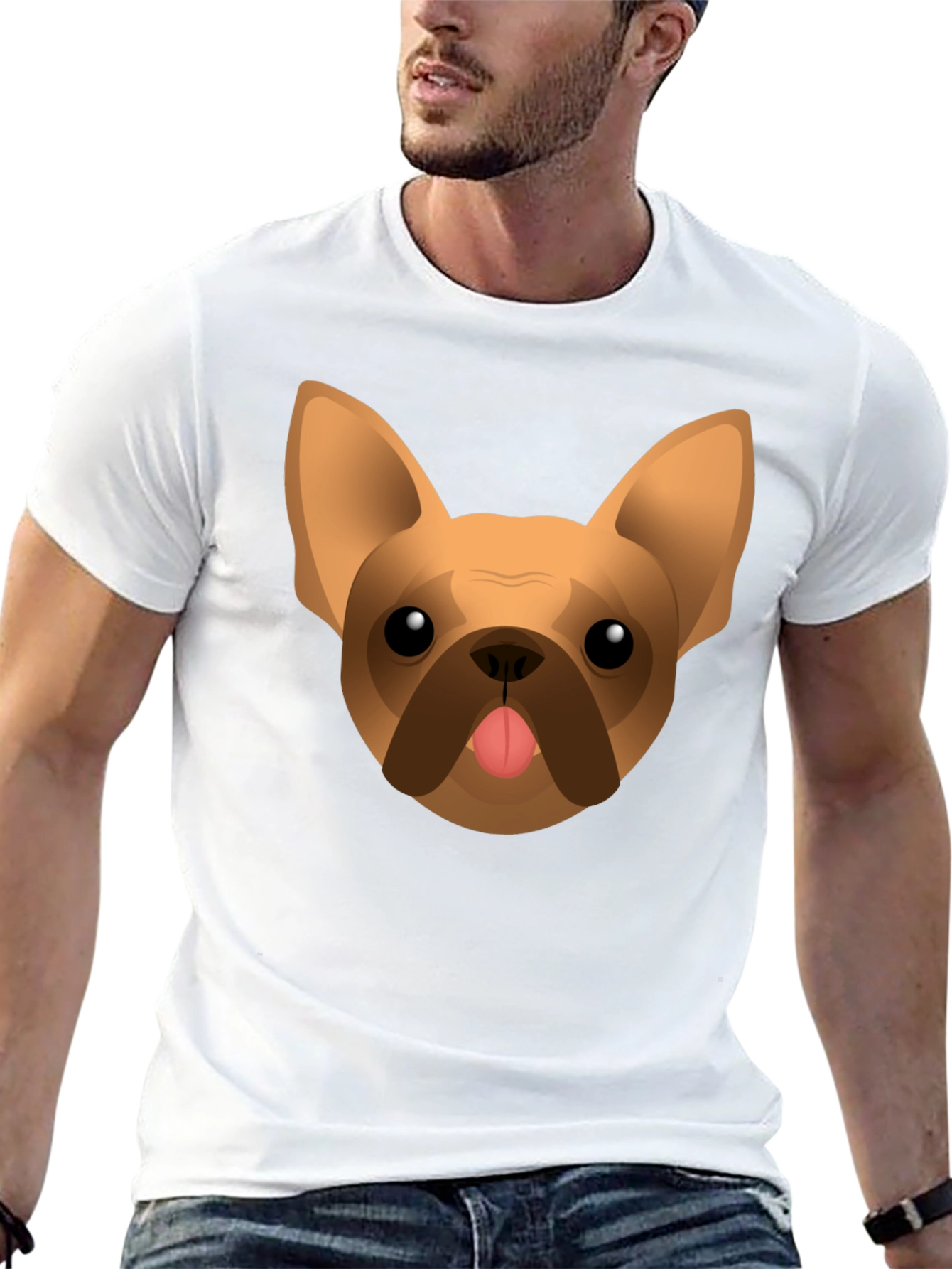 Dog Graphic Black T-Shirt