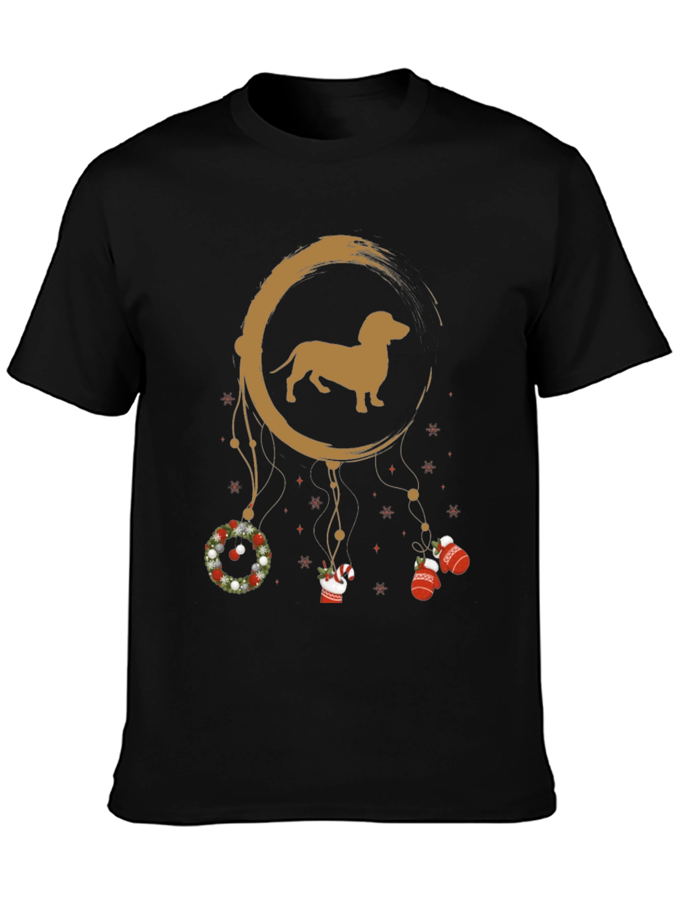 Dachshund Christmas Dreamcatcher T-Shirt