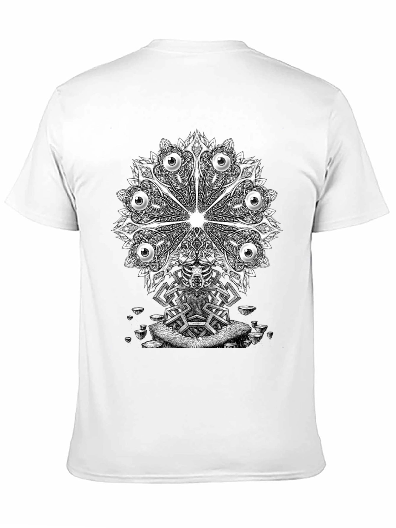 Eye Mandala Graphic Tee - Unique Design