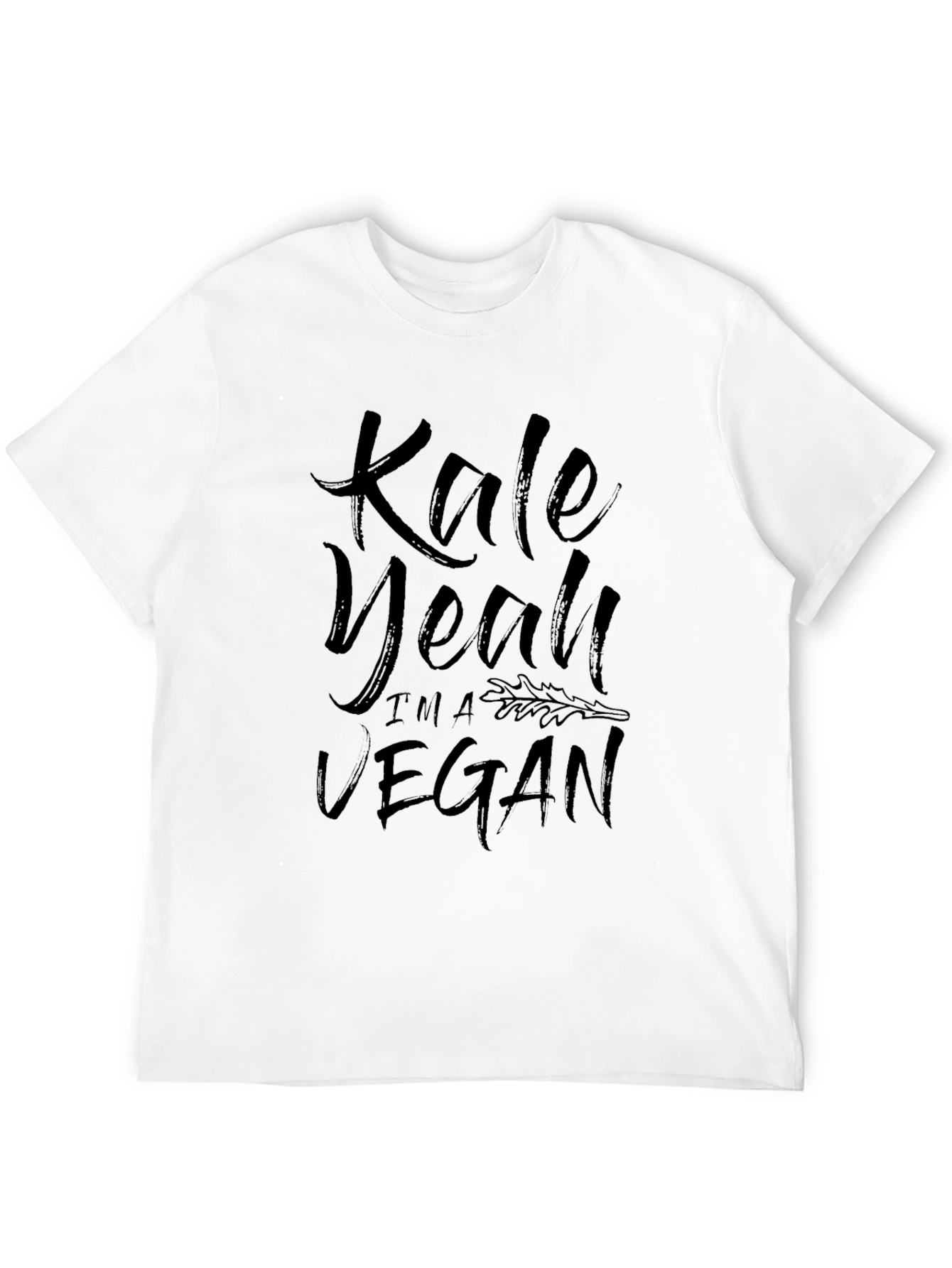 Kale Yeah Im Vegan Tee -  Trendy Unisex T-Shirt