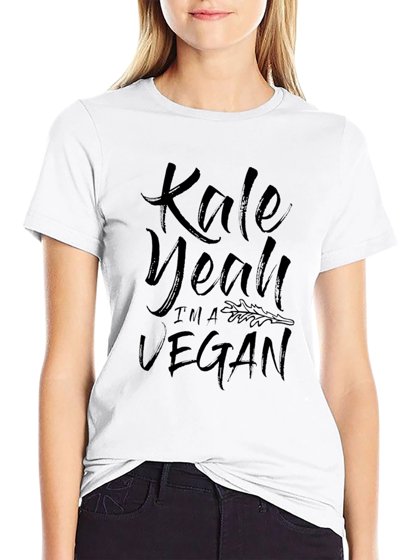 Kale Yeah Im Vegan Tee -  Trendy Unisex T-Shirt