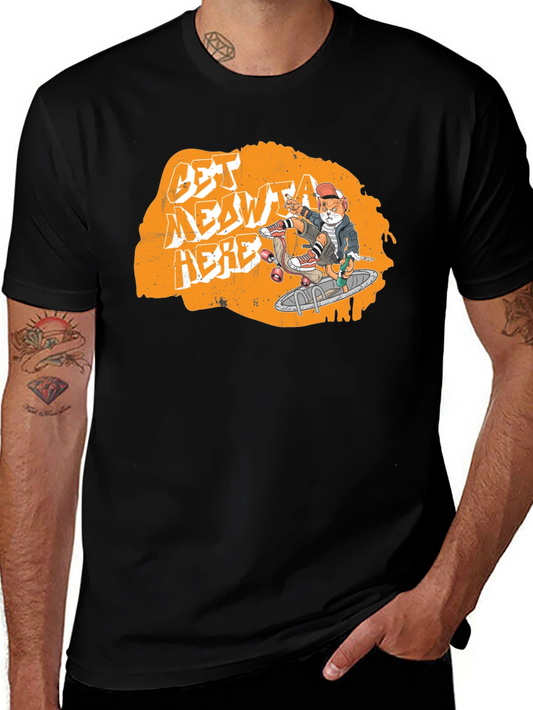 Cool Cat Skateboard T-Shirt