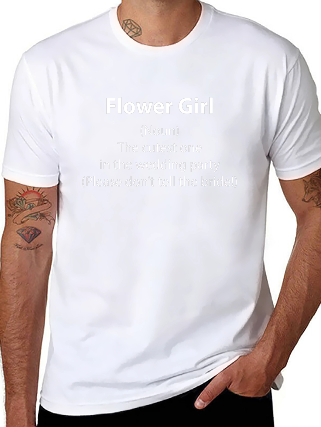 Funny Flower Girl Definition T-Shirt