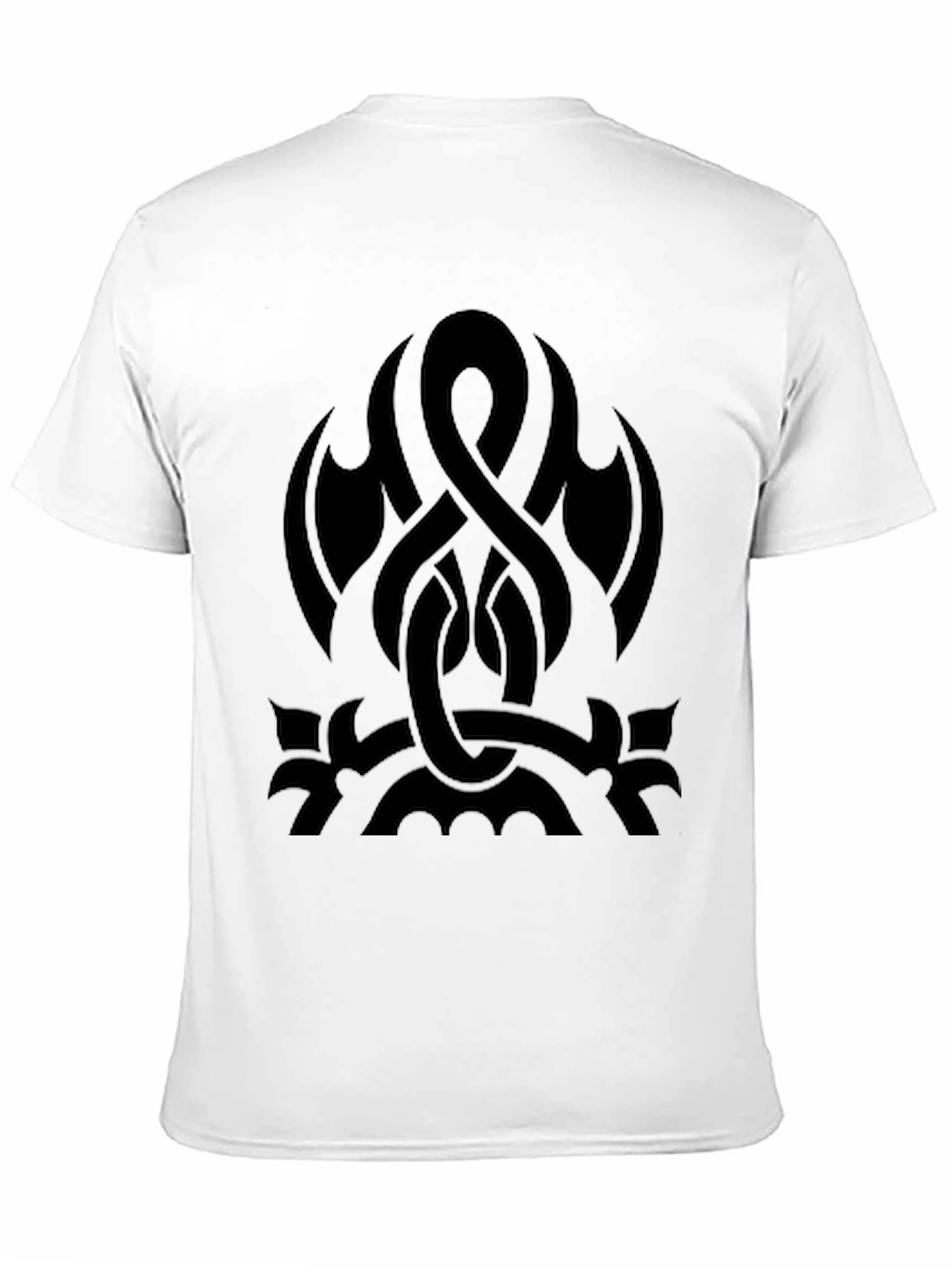 Mens Black Graphic Tee - Celtic Knot Design
