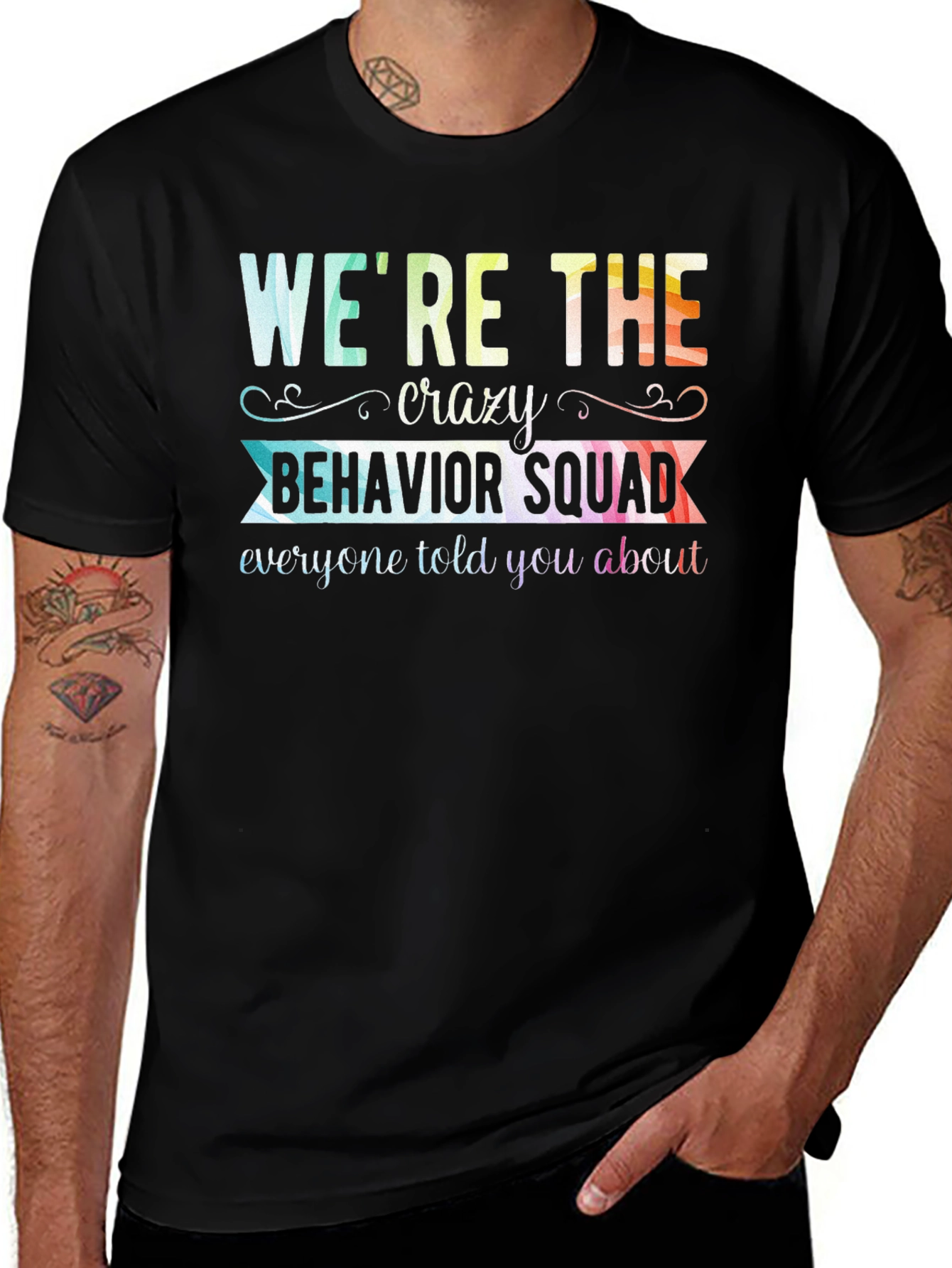 Crazy Behavior Squad Graphic T-Shirt