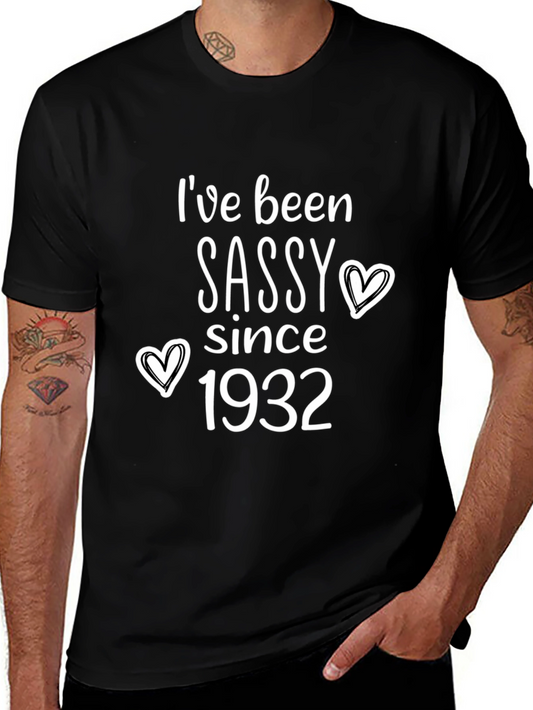 Sassy Since 1932 T-Shirt - Vintage Style