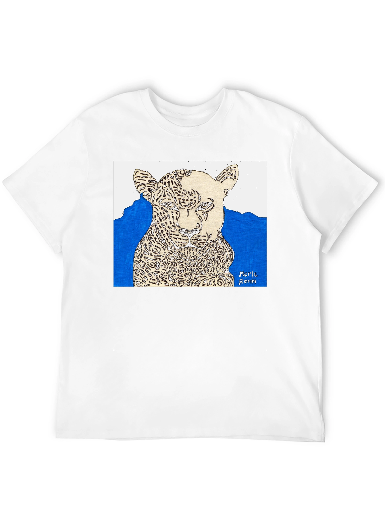 Jaguar Art Graphic Print Tee