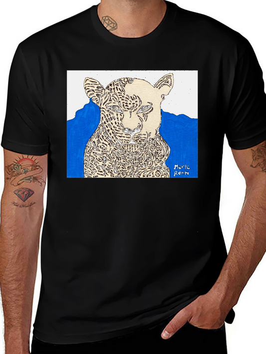 Jaguar Art Graphic Print Tee