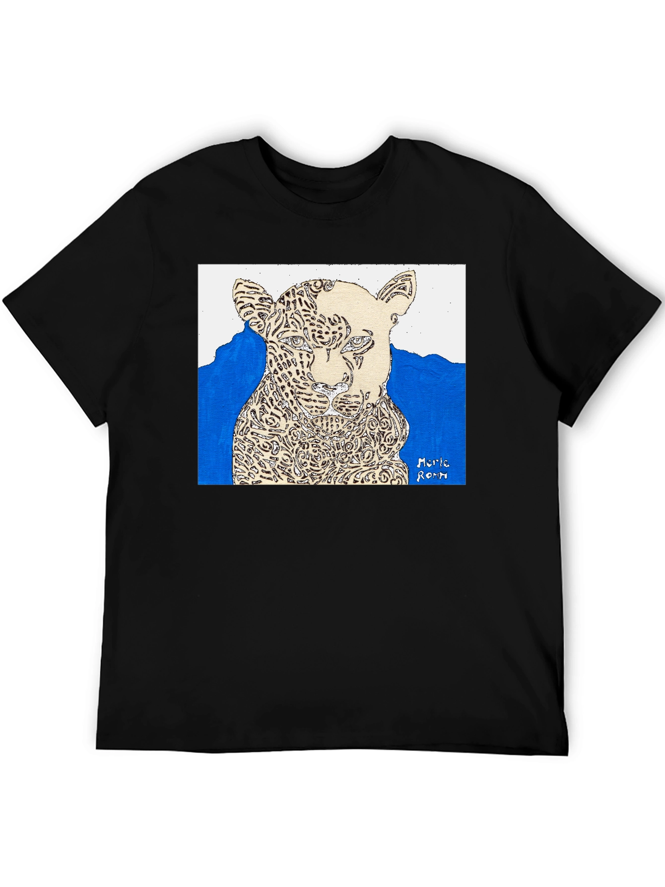 Jaguar Art Graphic Print Tee