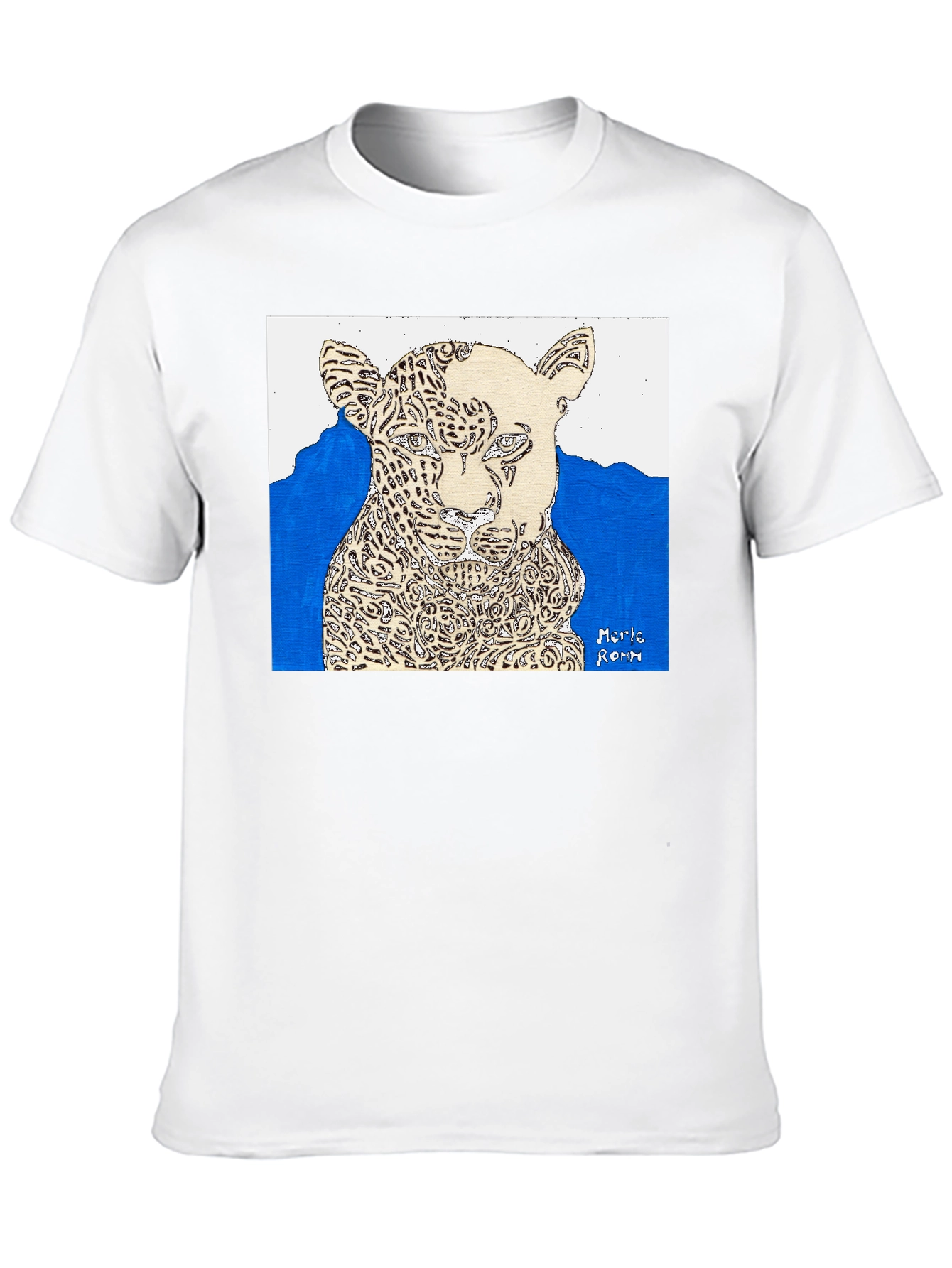 Jaguar Art Graphic Print Tee
