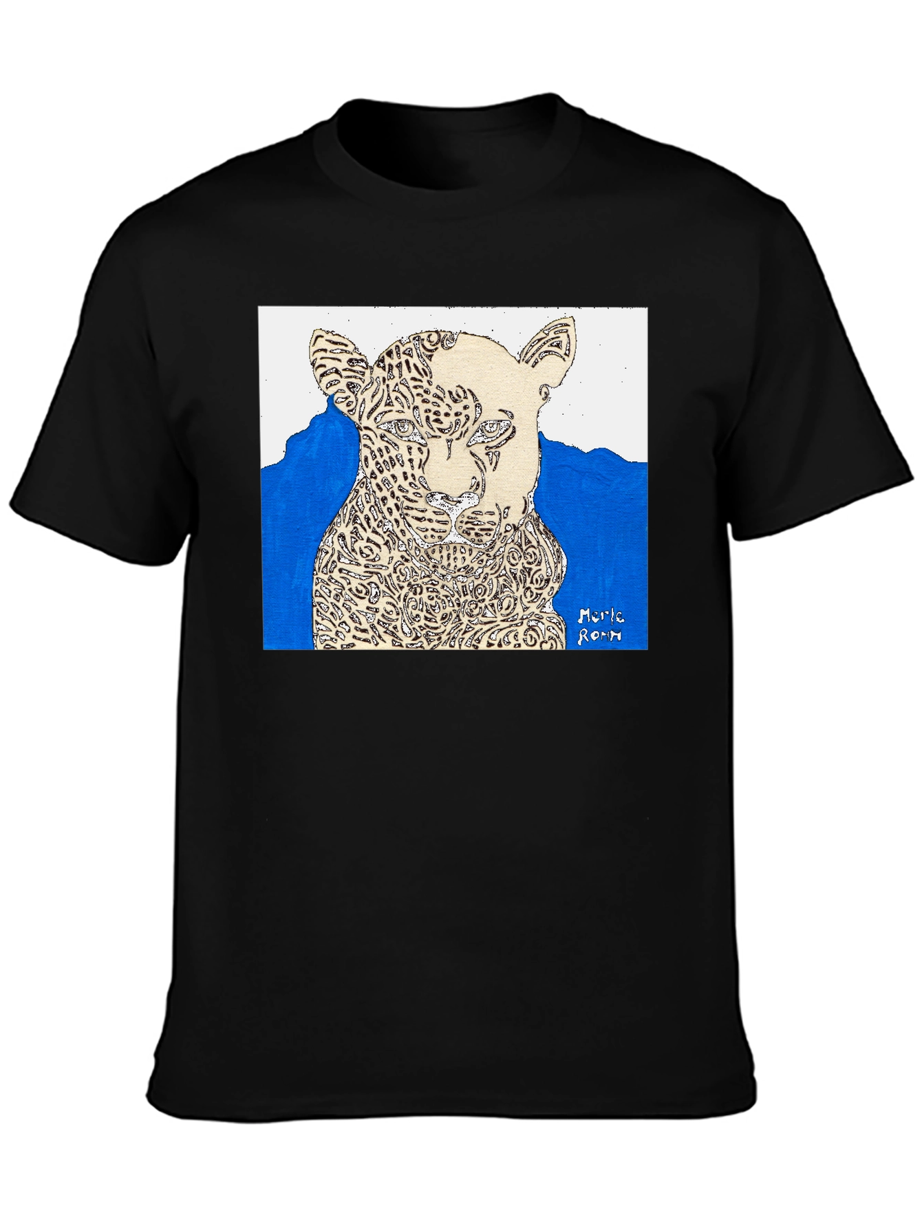 Jaguar Art Graphic Print Tee