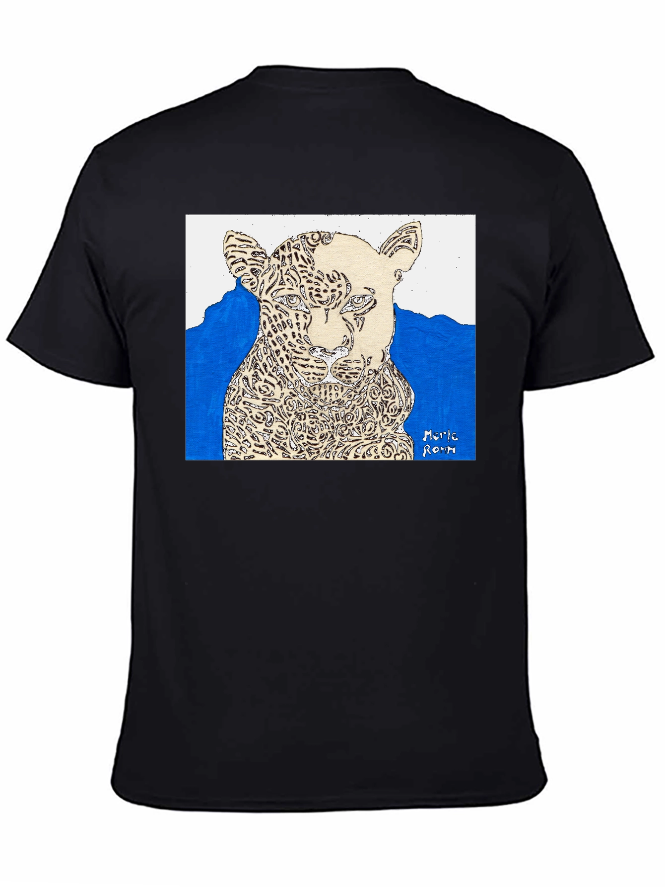 Jaguar Art Graphic Print Tee