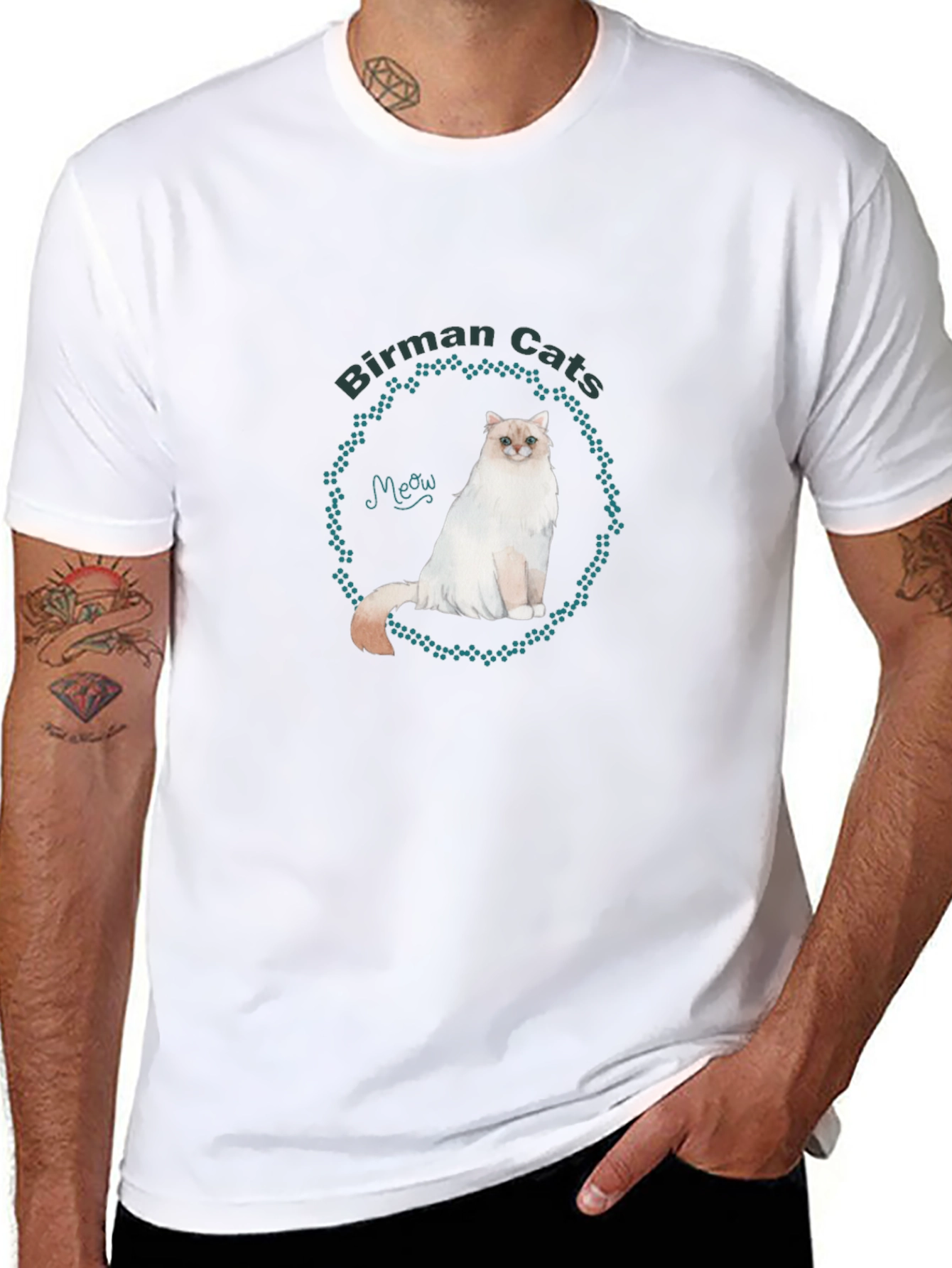 Birman Cats T-Shirt - Cute Cat Lover Tee