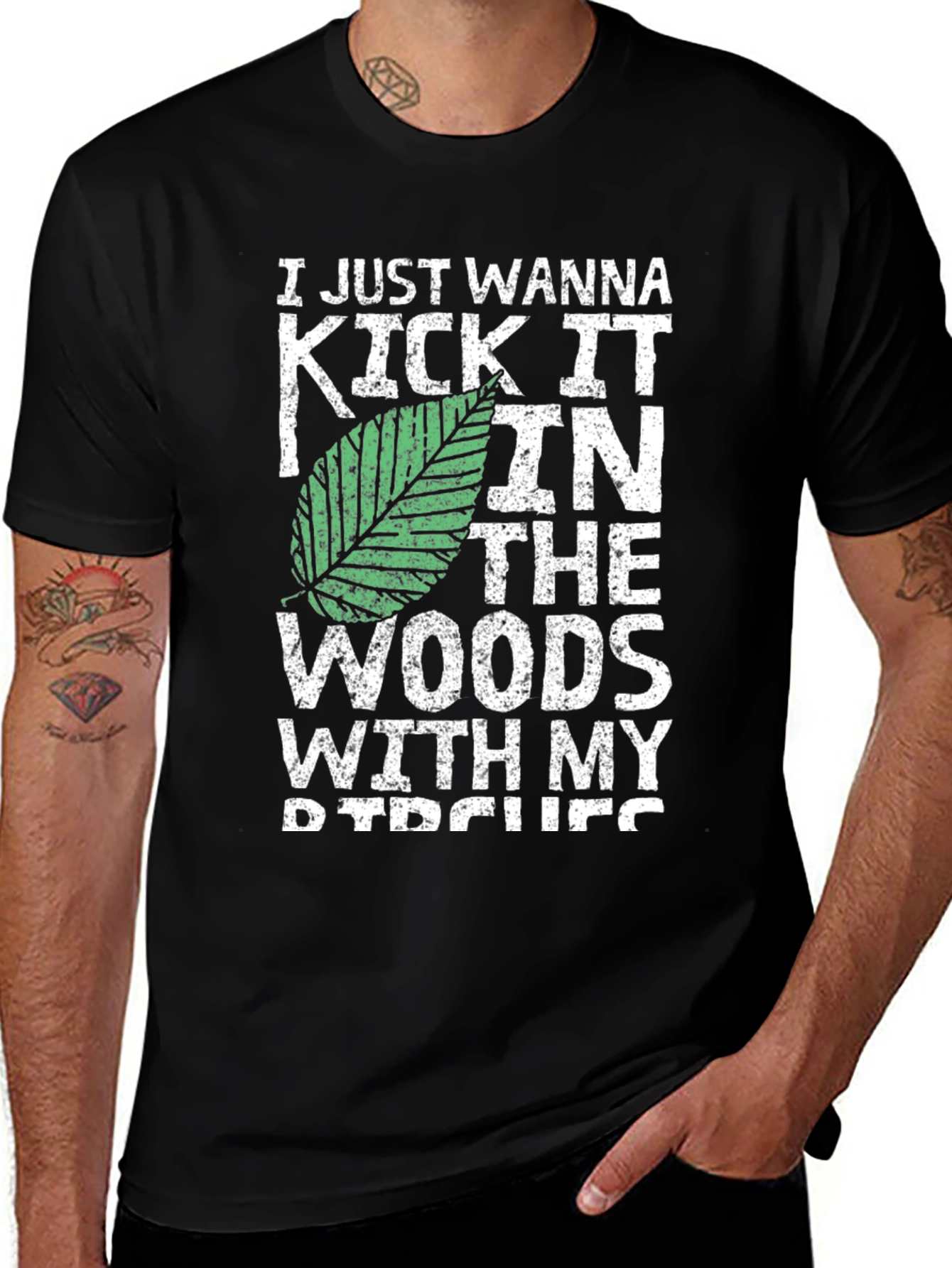 Kick It In The Woods Graphic Tee