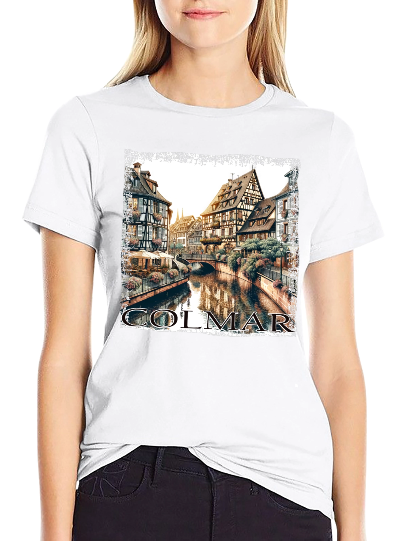 Colmar France T-Shirt Black Graphic Tee