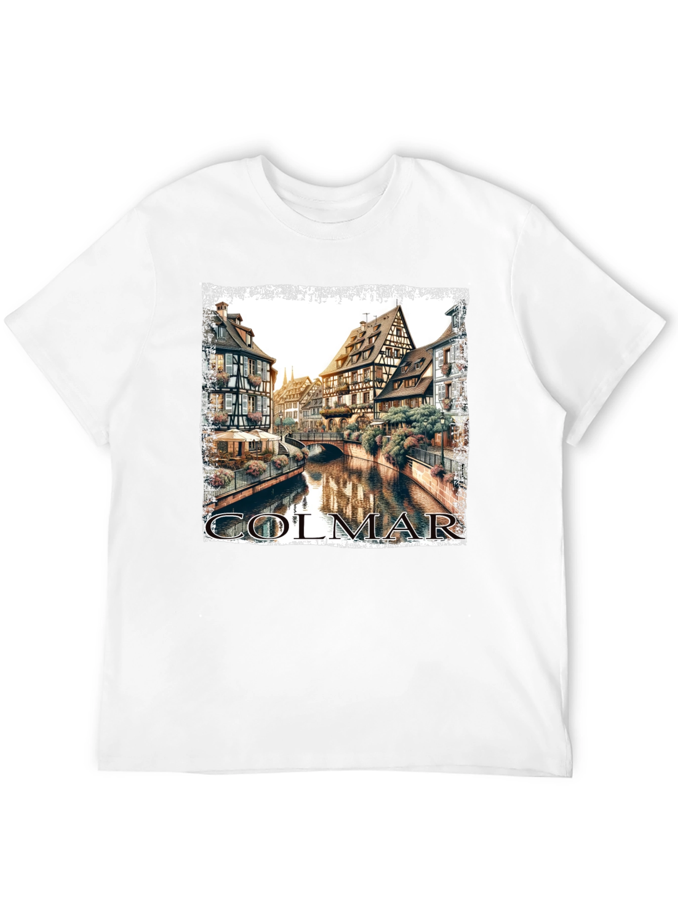 Colmar France T-Shirt Black Graphic Tee