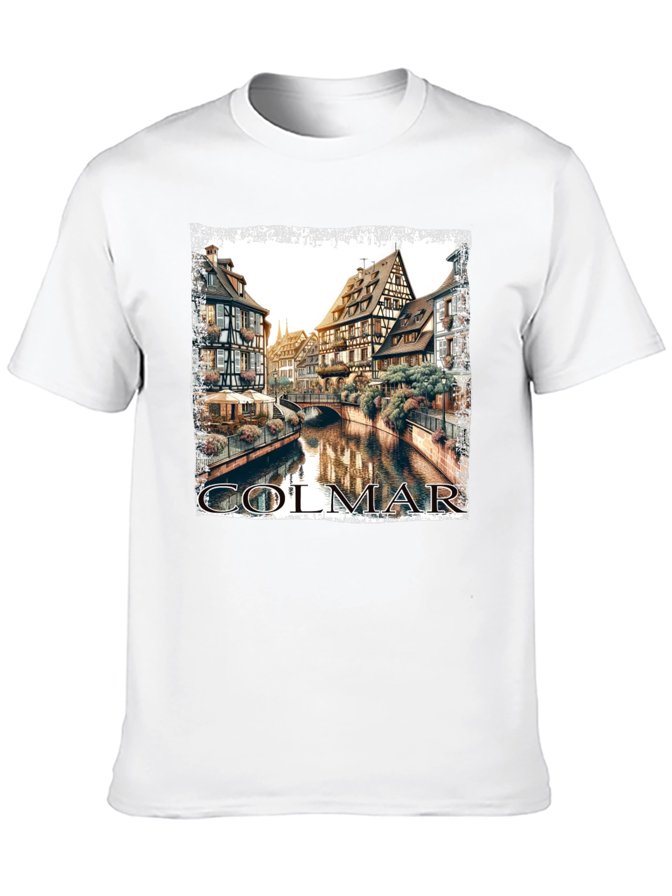 Colmar France T-Shirt Black Graphic Tee