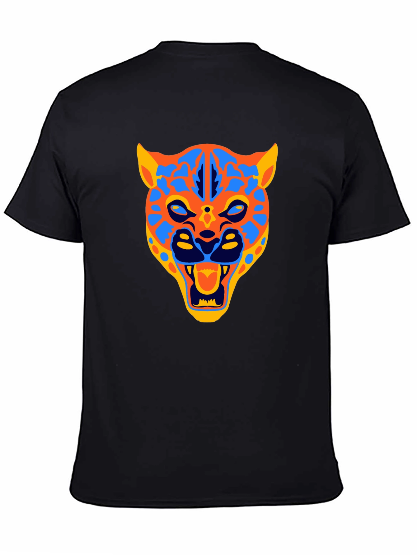 Jaguar Graphic Print Black T-Shirt