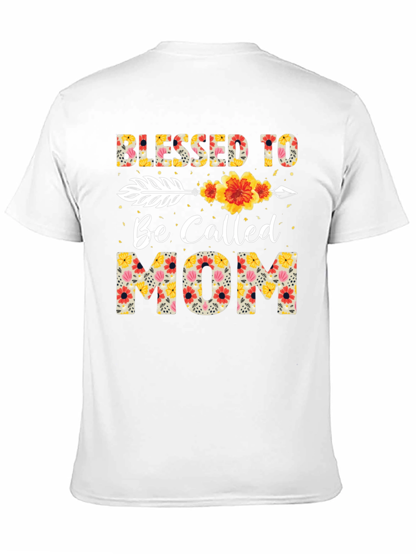Blessed To Be Called Mom Floral T-Shirt