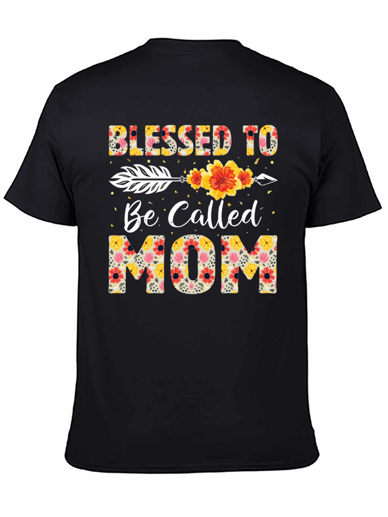 Blessed To Be Called Mom Floral T-Shirt