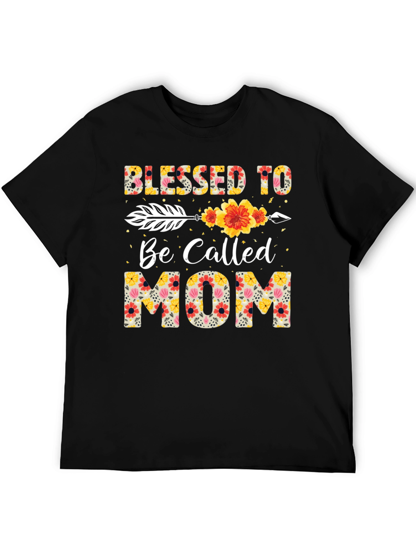 Blessed To Be Called Mom Floral T-Shirt
