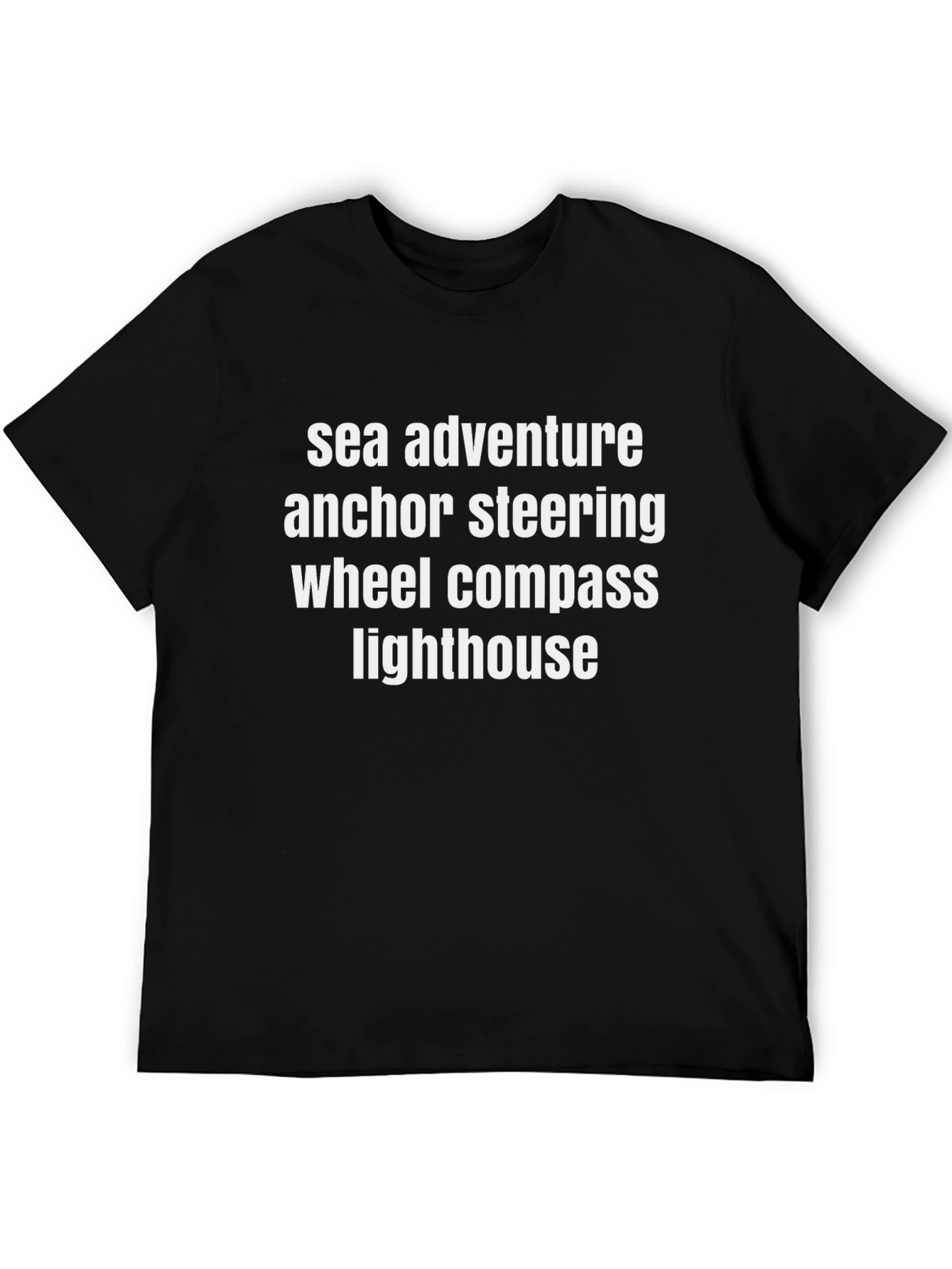 Nautical Theme Graphic T-Shirt - Sea Adventure