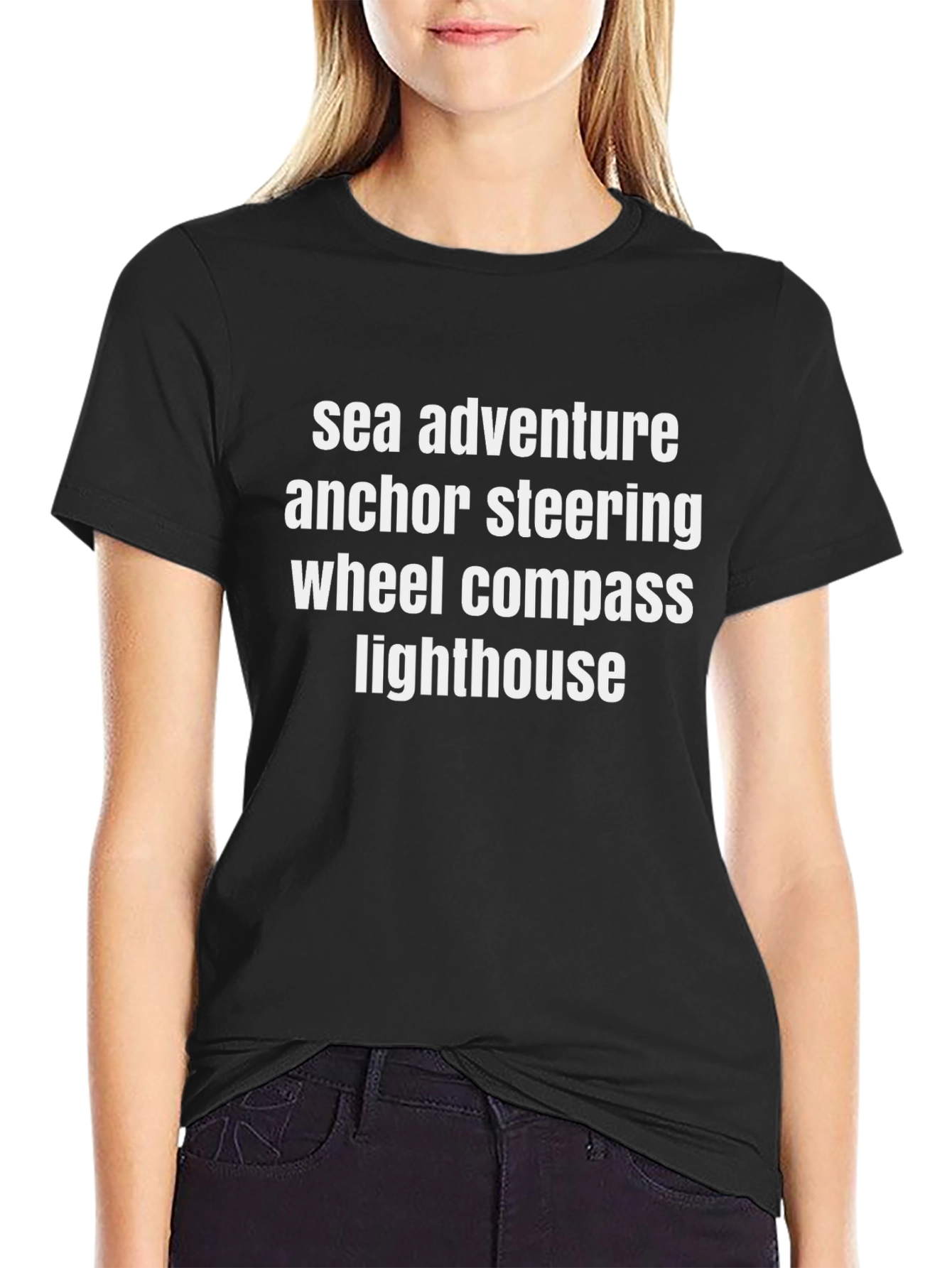 Nautical Theme Graphic T-Shirt - Sea Adventure