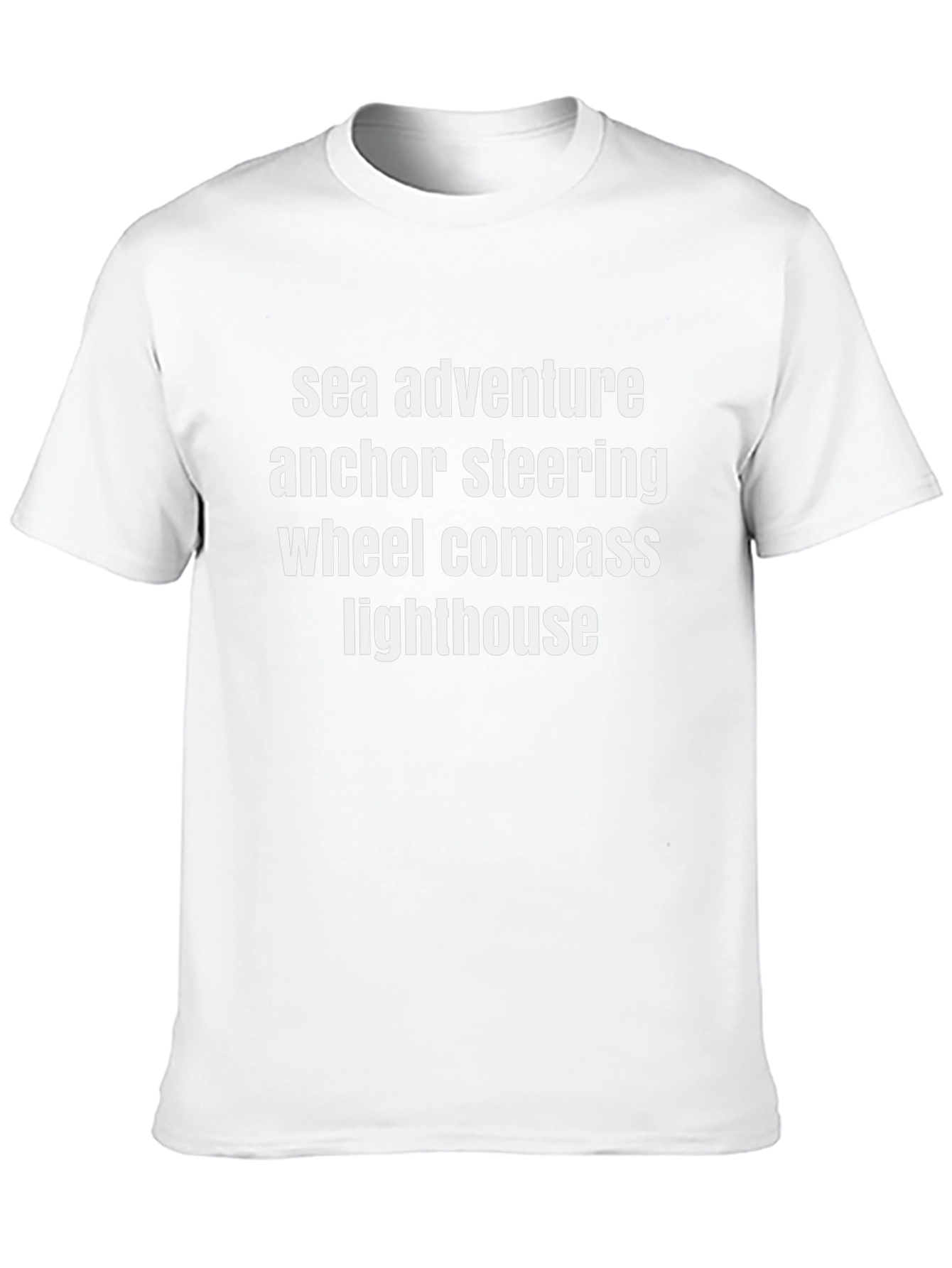 Nautical Theme Graphic T-Shirt - Sea Adventure