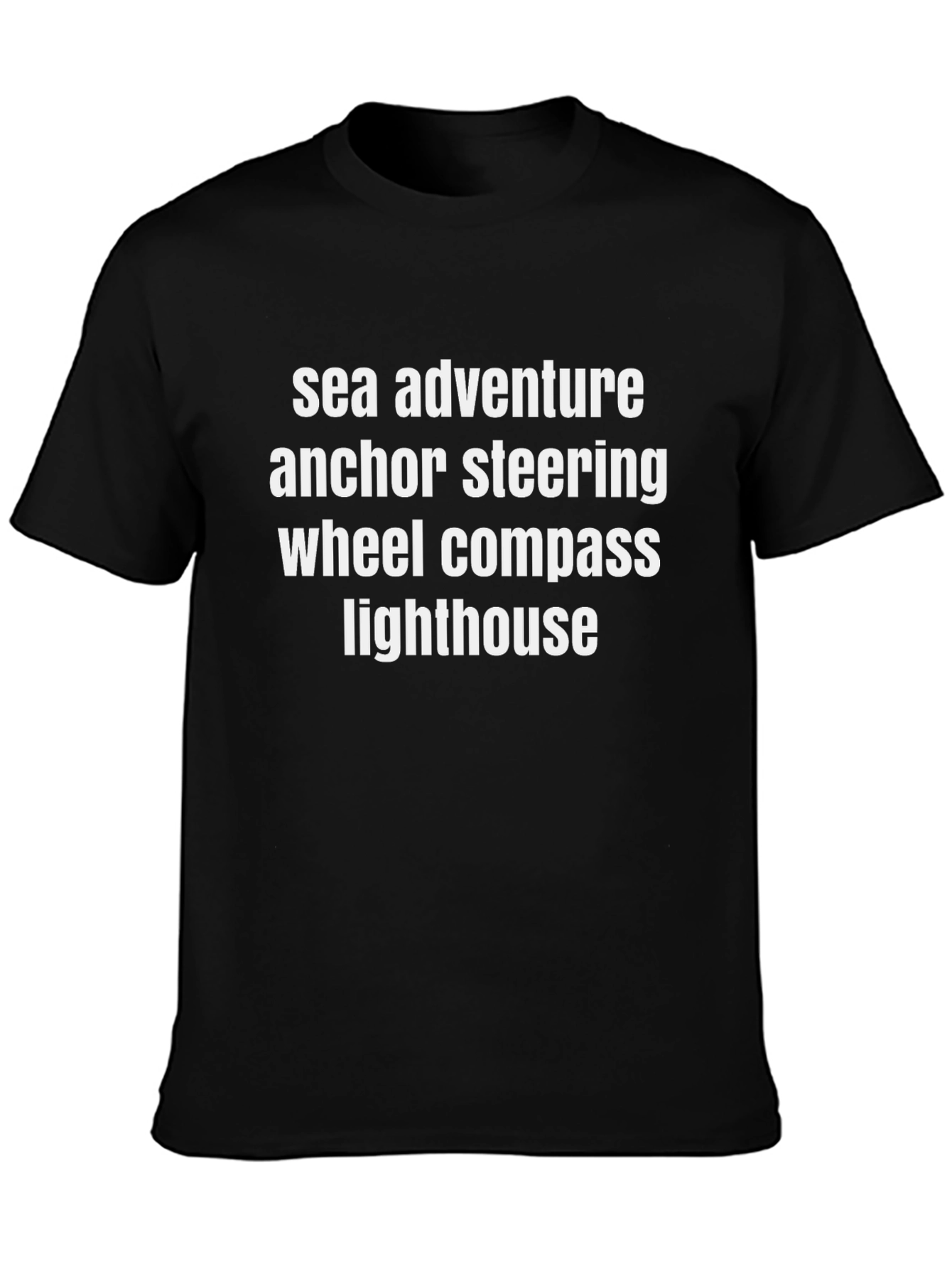 Nautical Theme Graphic T-Shirt - Sea Adventure