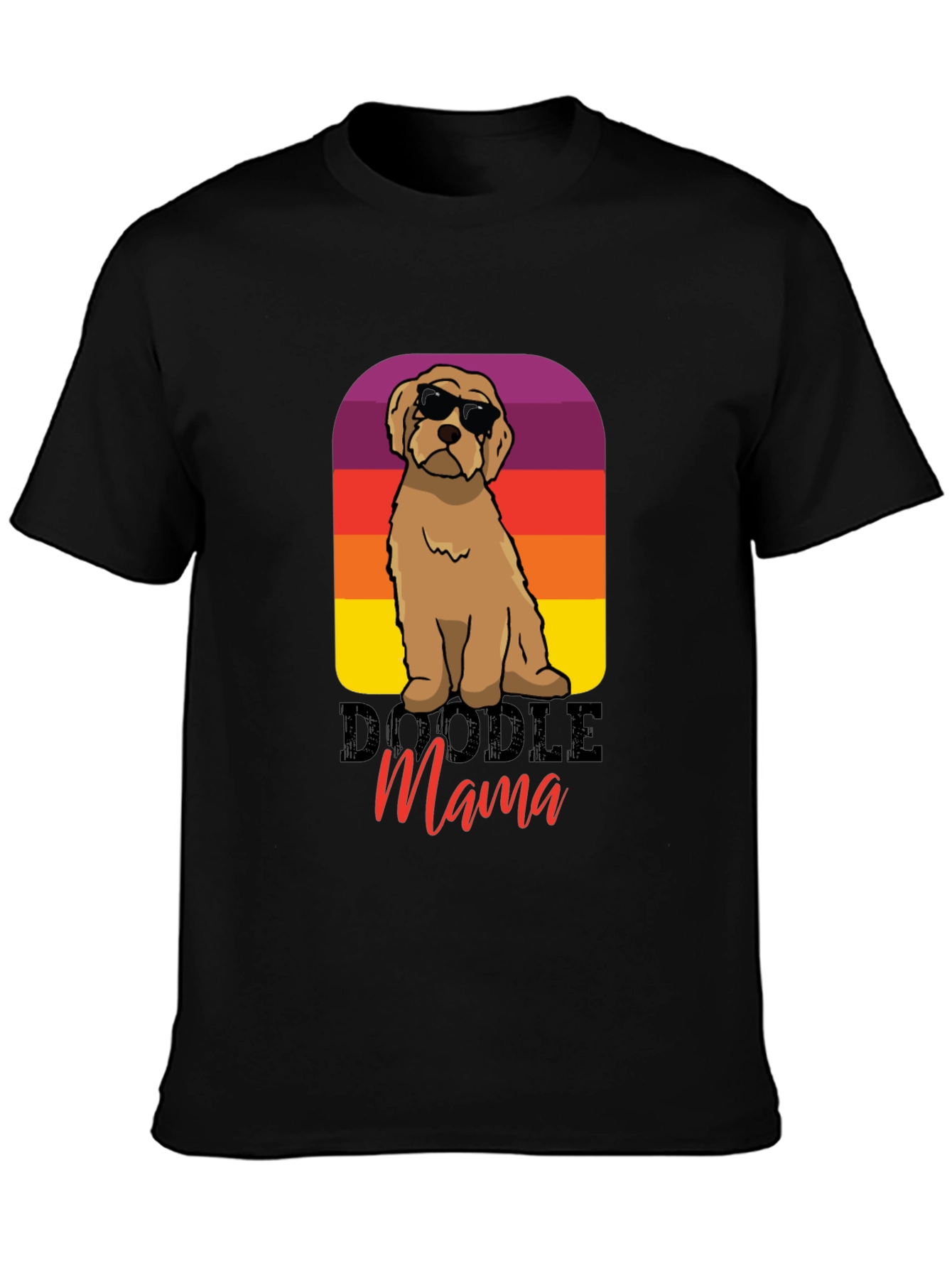 Doodle Mama T-Shirt: Retro Dog Lover Tee
